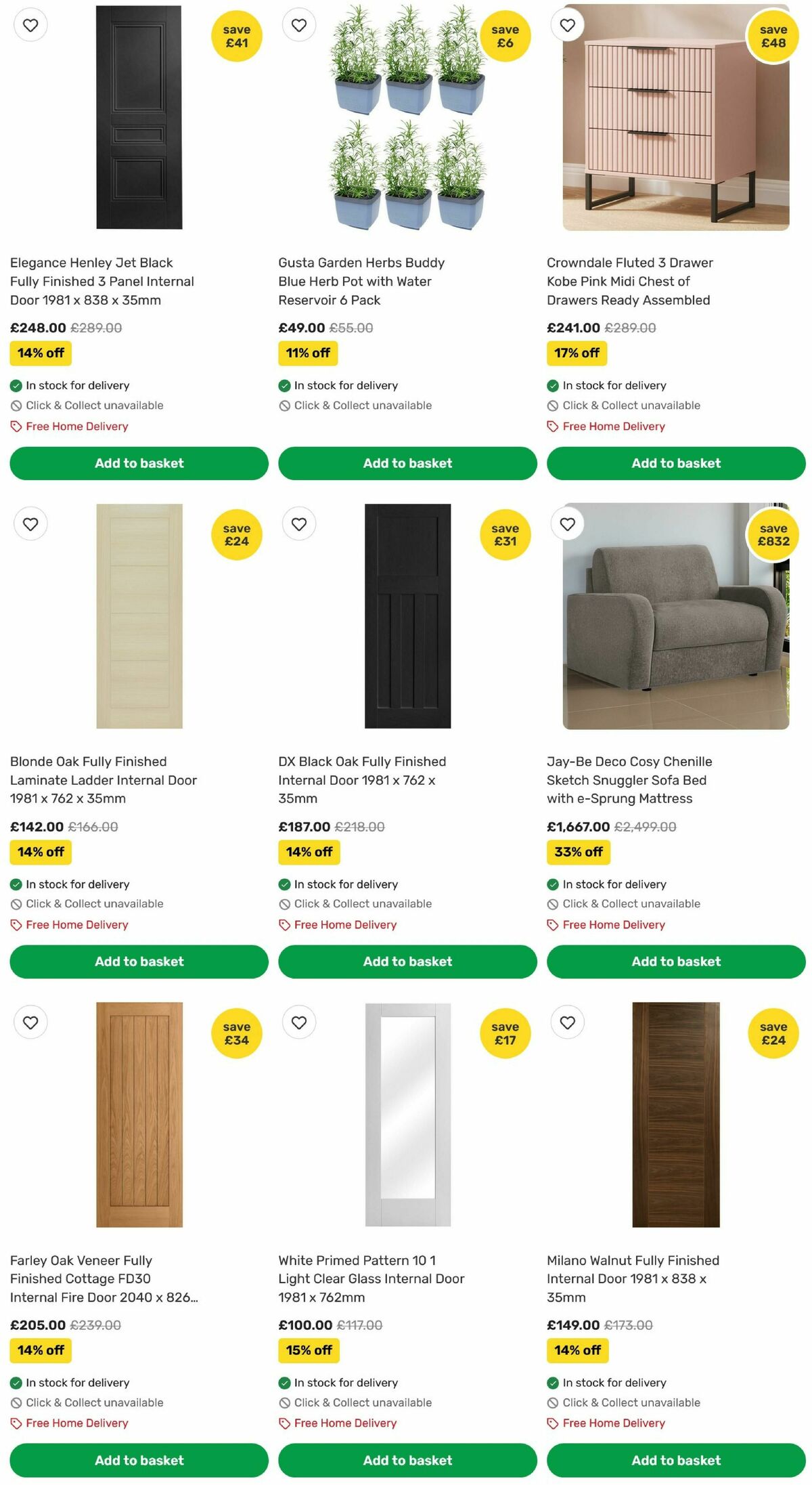 Homebase Offers from 10 April