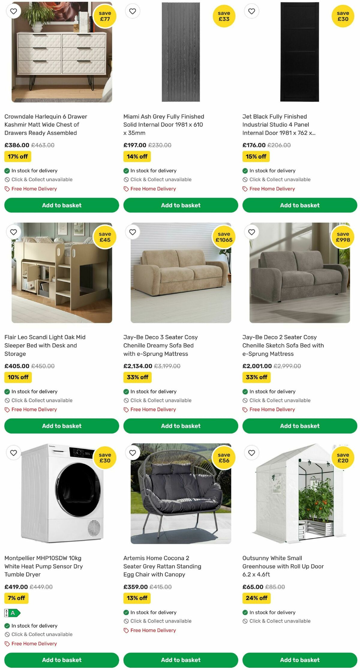 Homebase Offers from 10 April