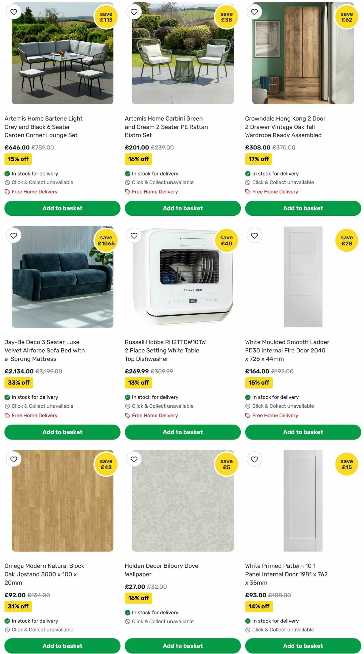 Homebase Offers from 10 April