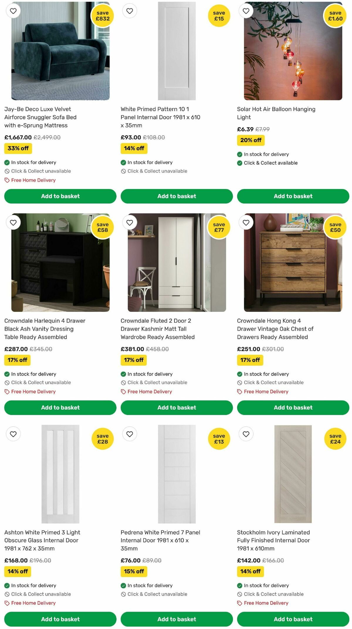 Homebase Offers from 10 April