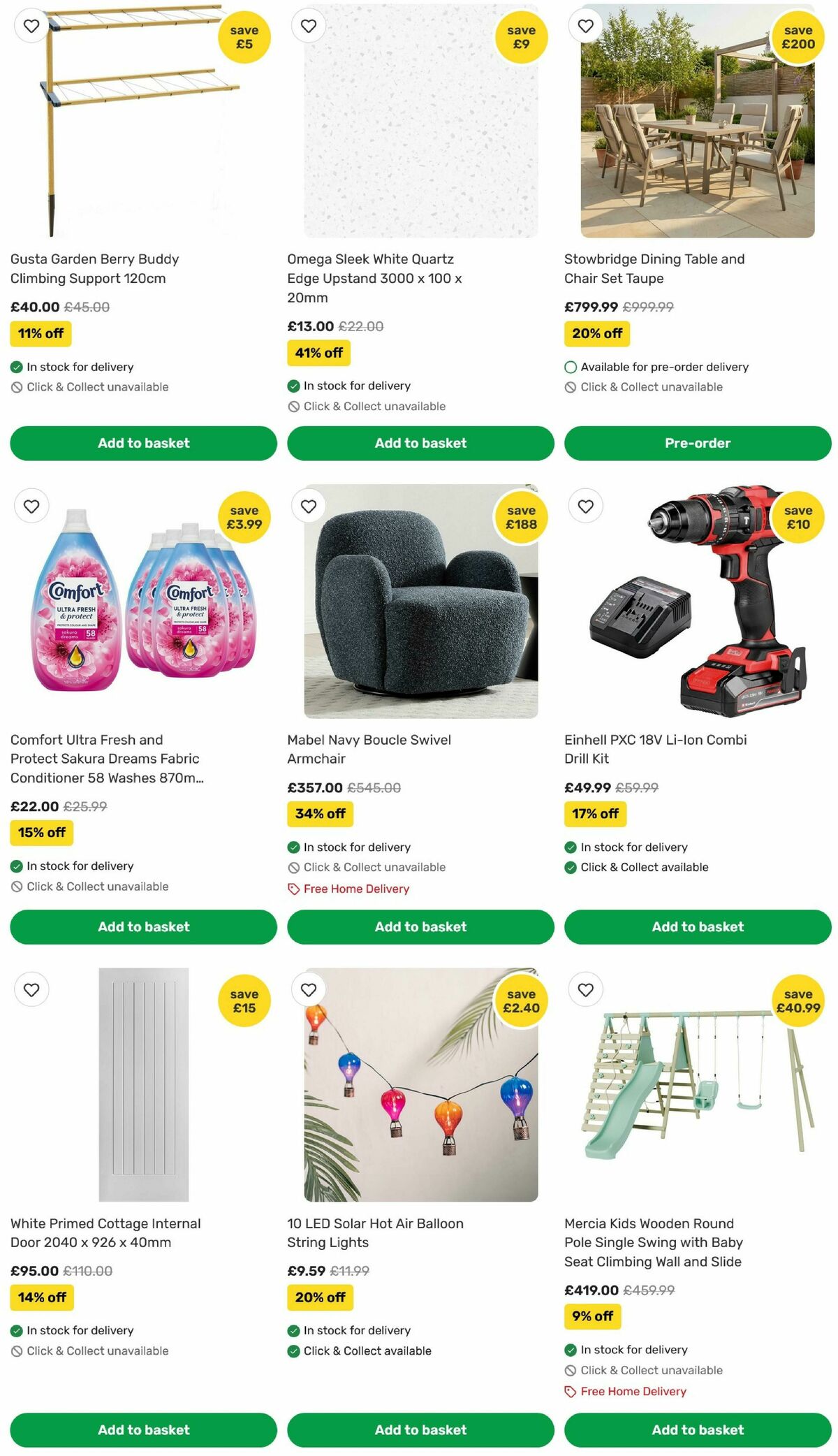 Homebase Offers from 10 April