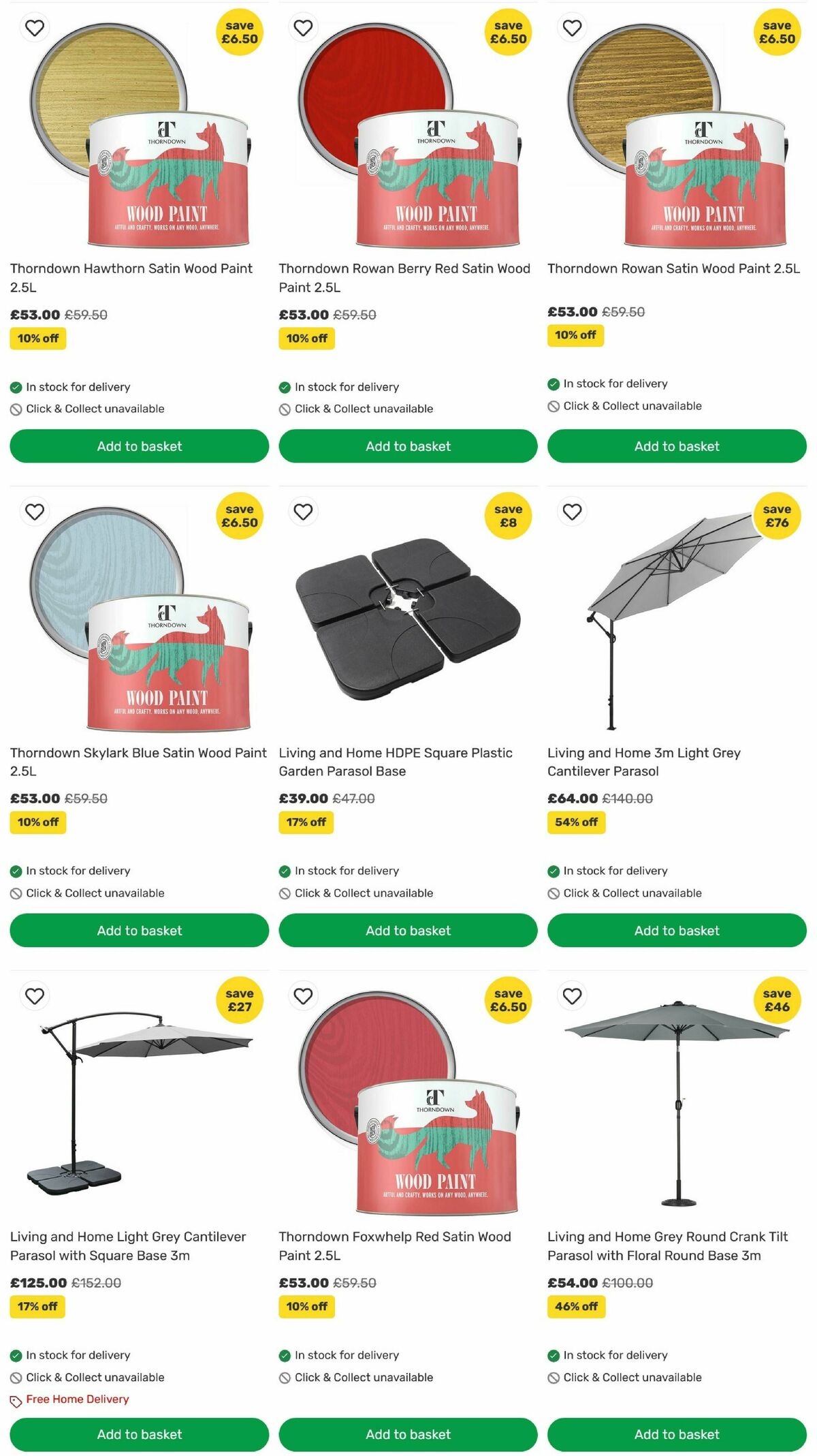 Homebase Offers from 12 June