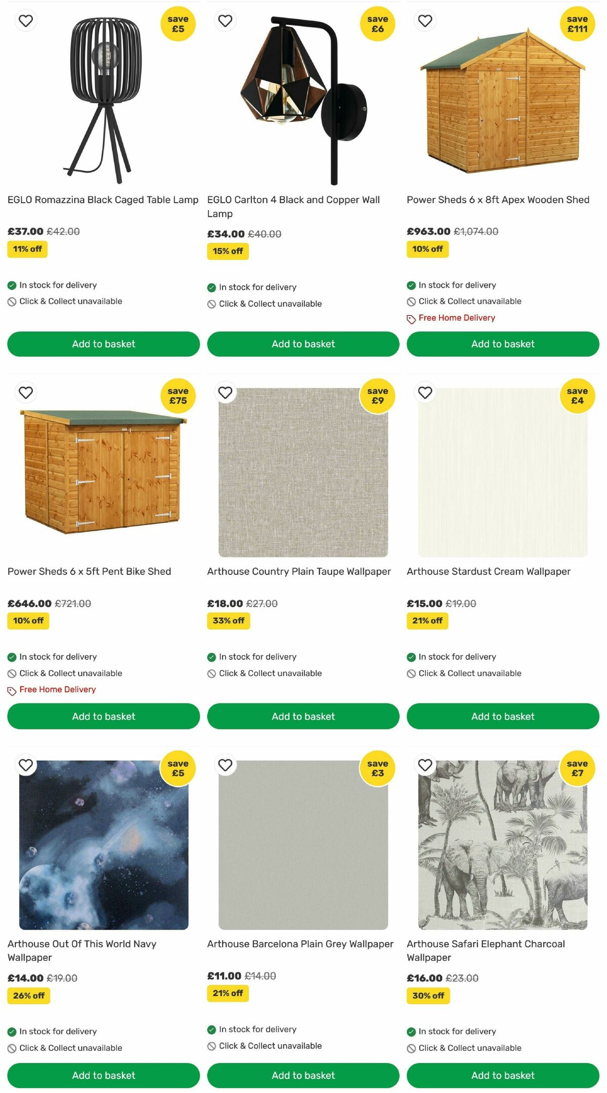 Homebase Offers from 12 June