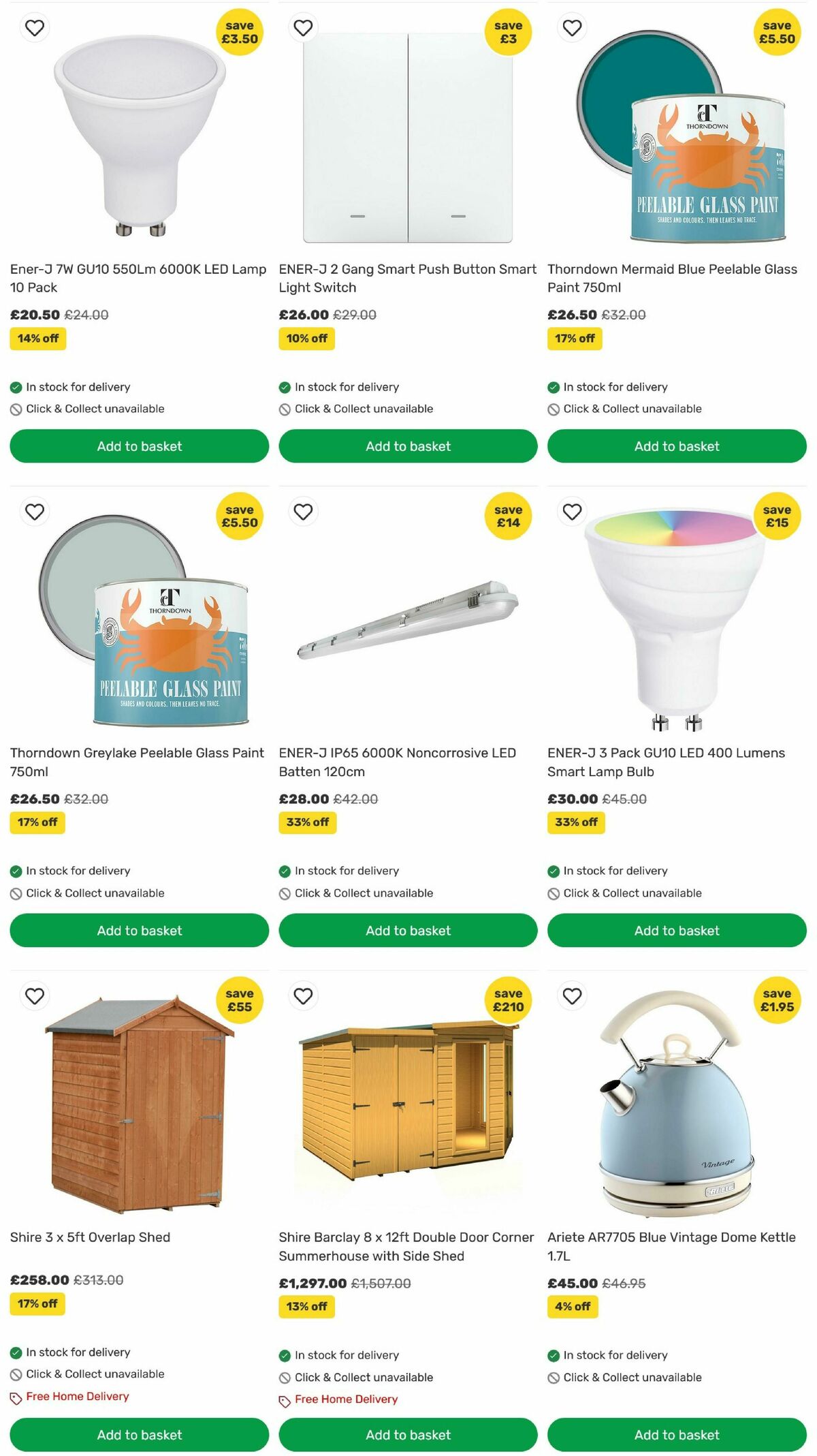 Homebase Offers from 12 June