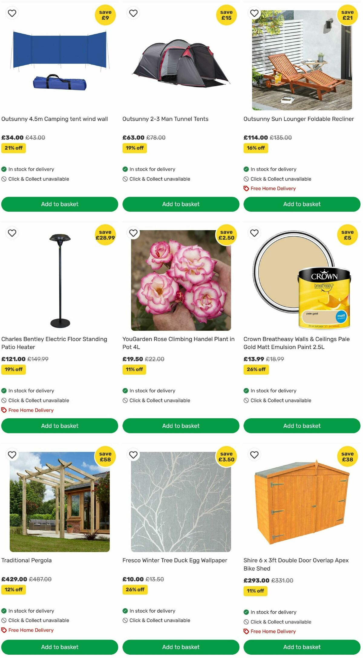 Homebase Offers from 3 July