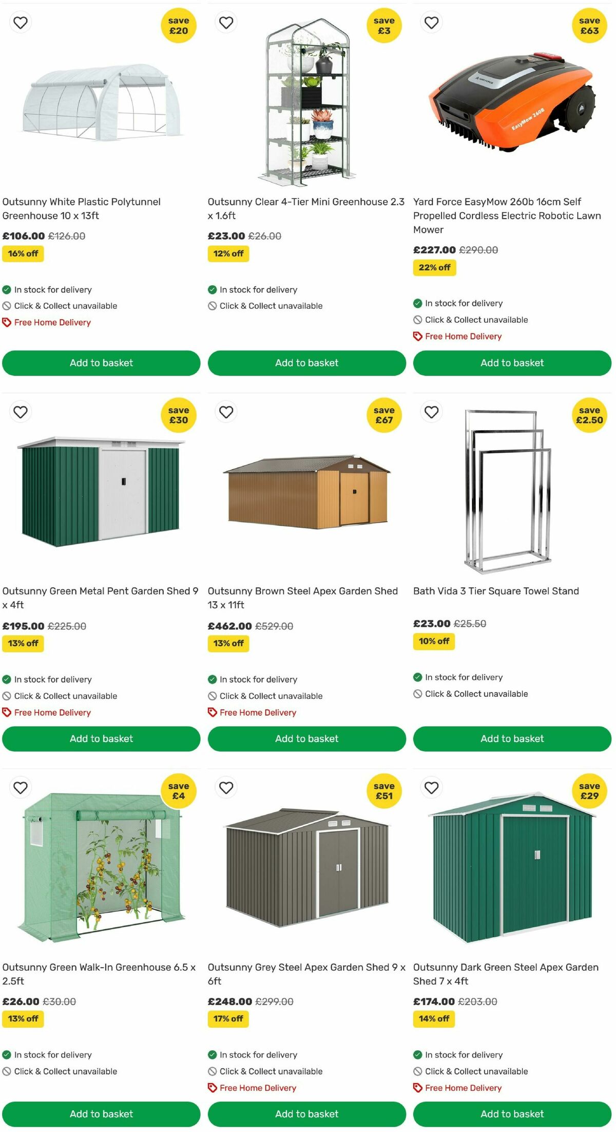 Homebase Offers from 3 July