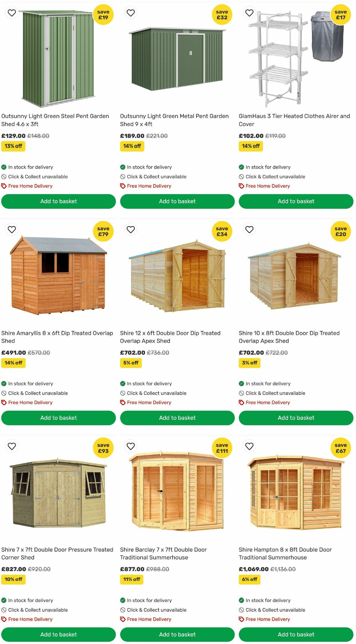 Homebase Offers from 3 July