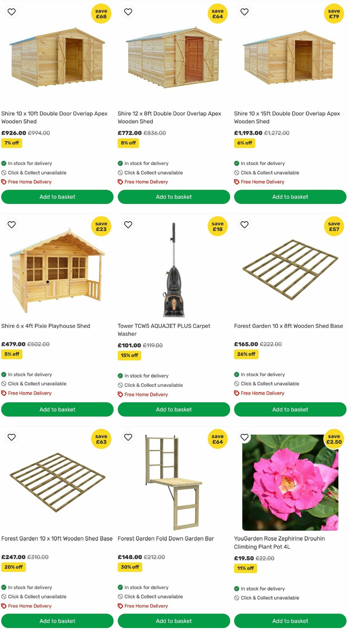 Homebase Offers from 3 July