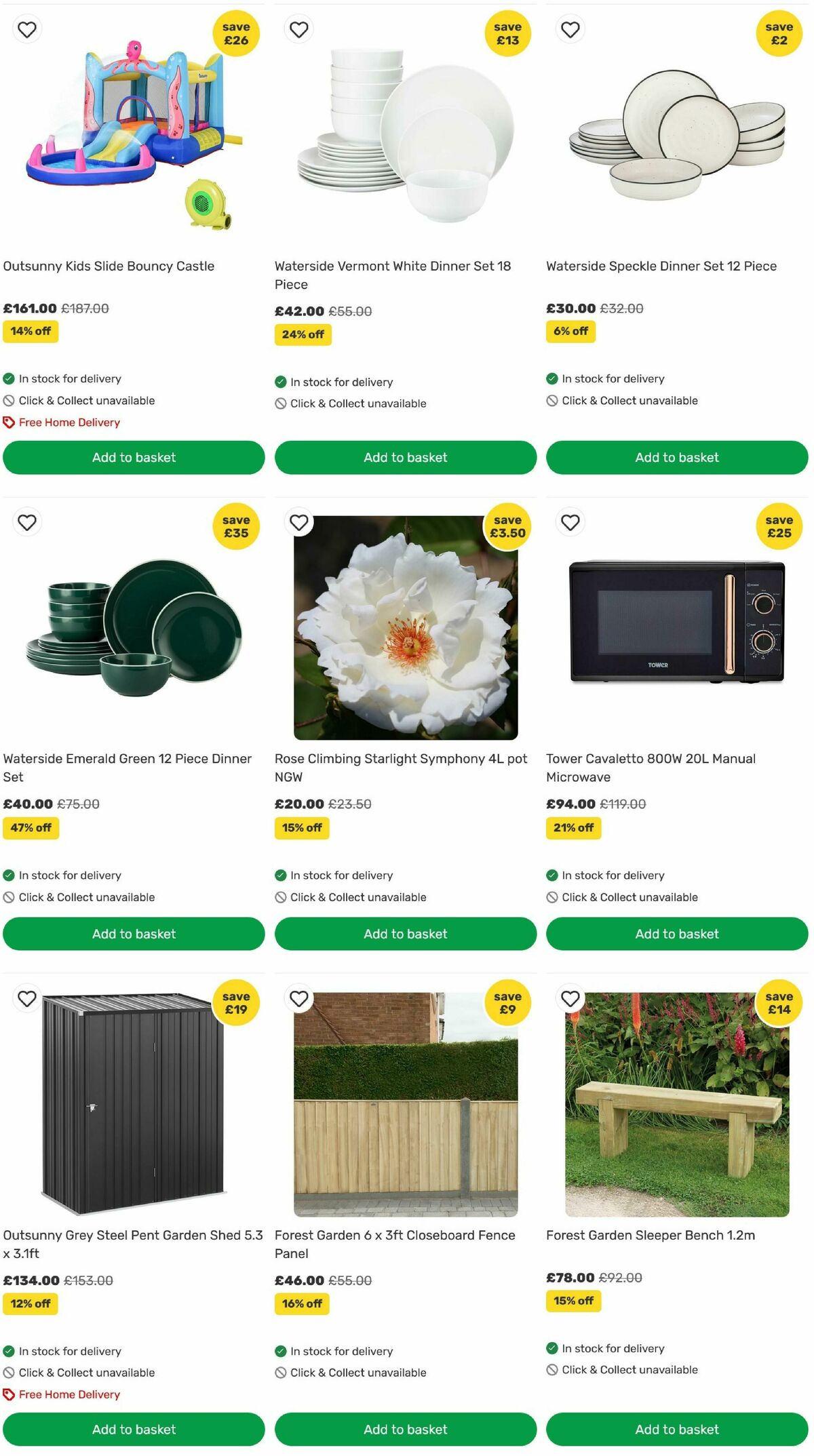 Homebase Offers from 3 July