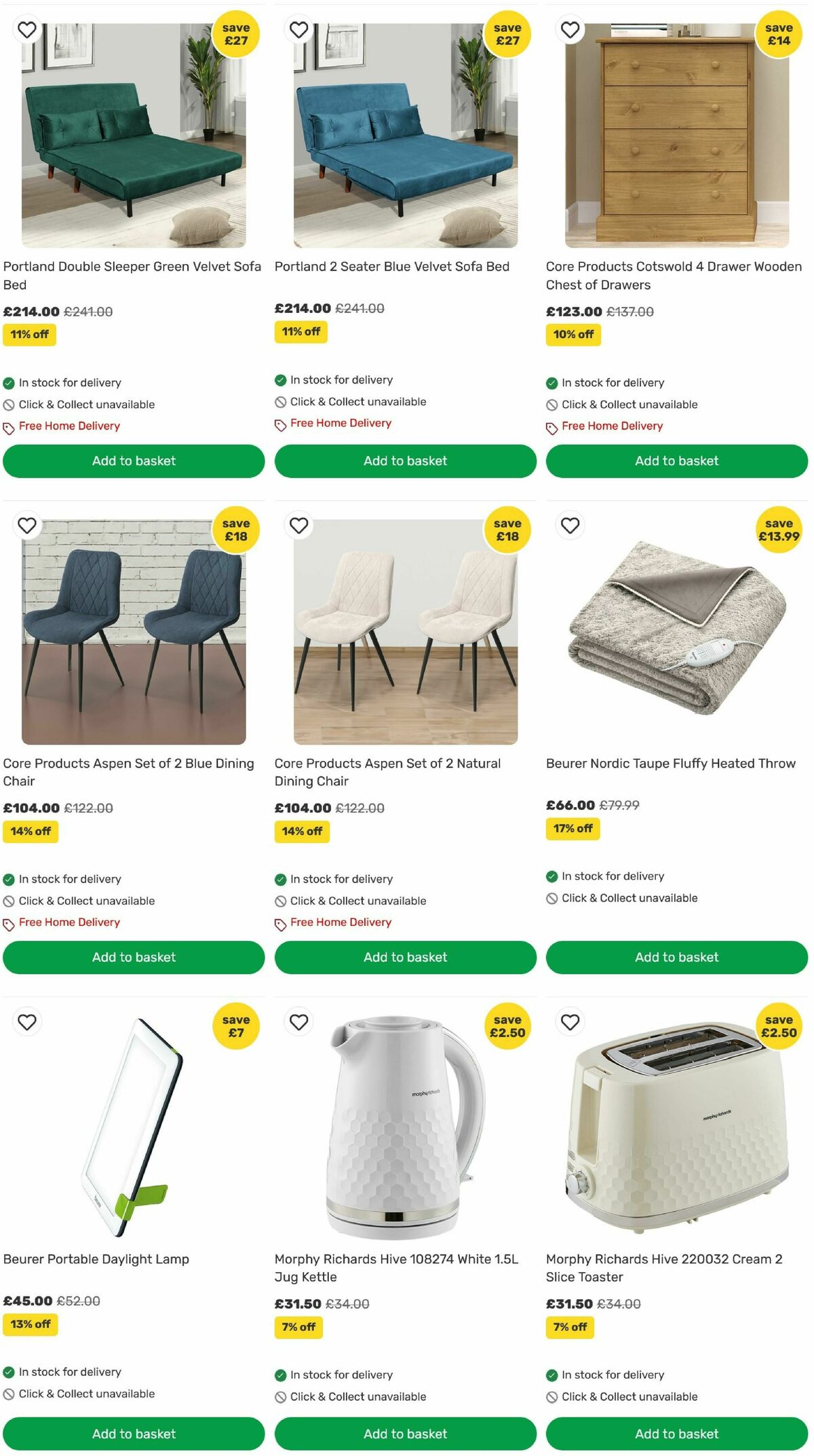 Homebase Offers from 3 July