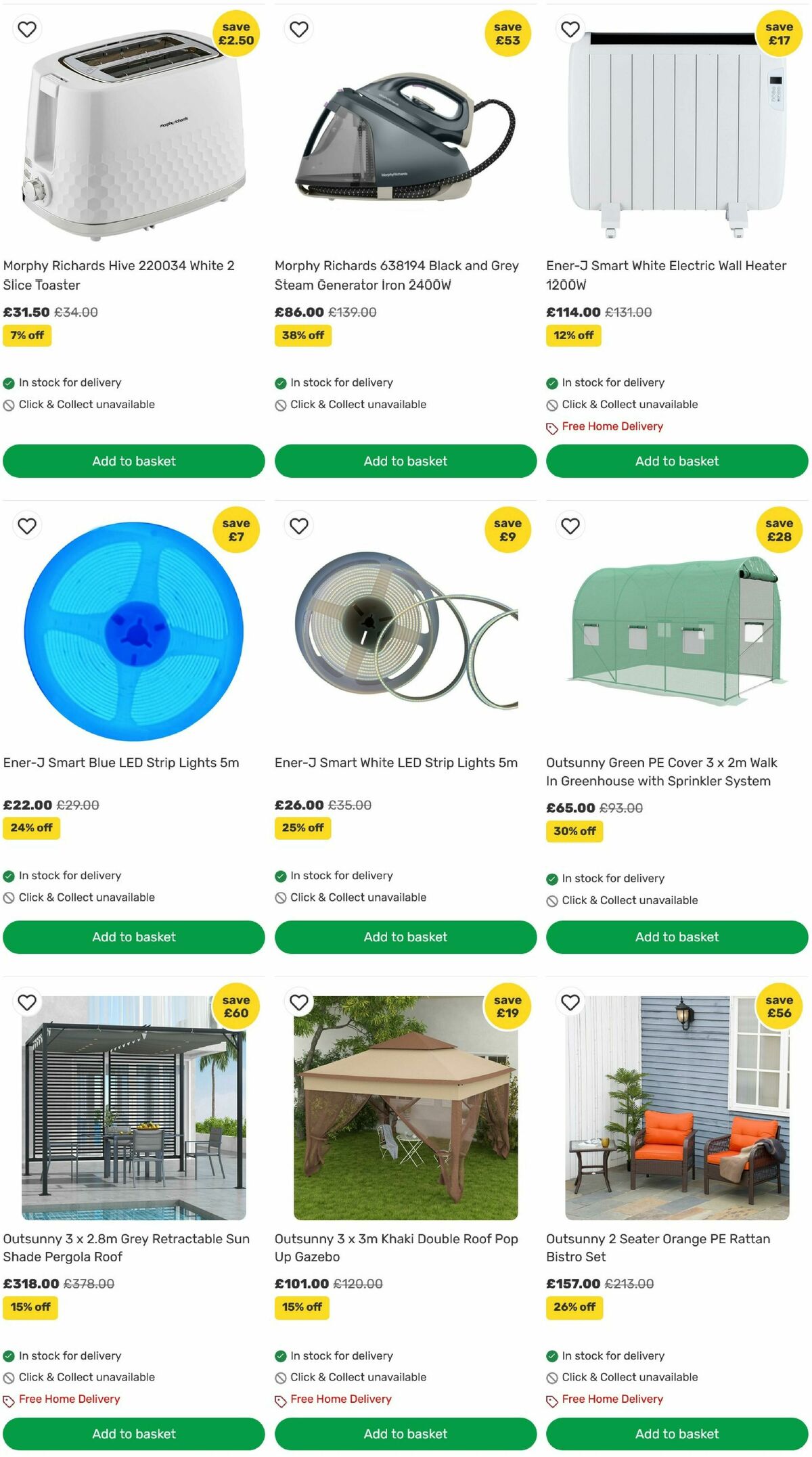 Homebase Offers from 3 July