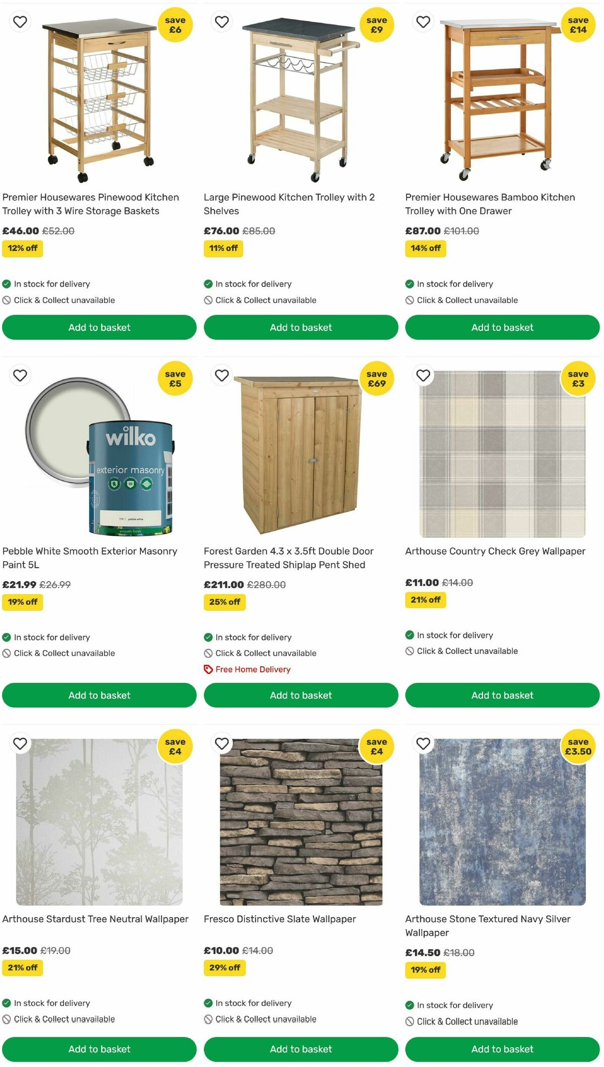 Homebase Offers from 3 July