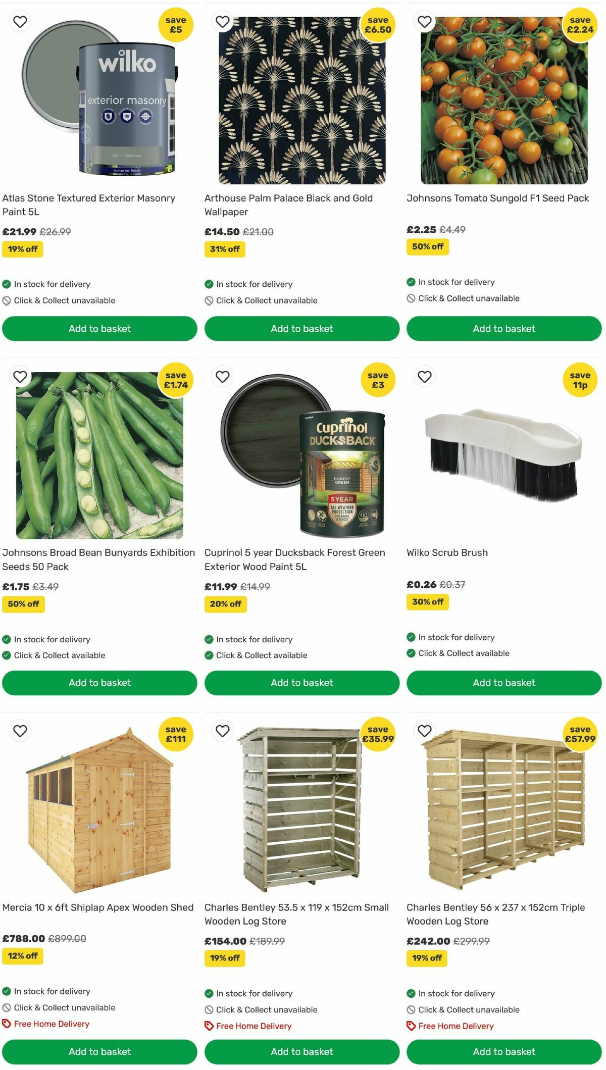 Homebase Offers from 3 July