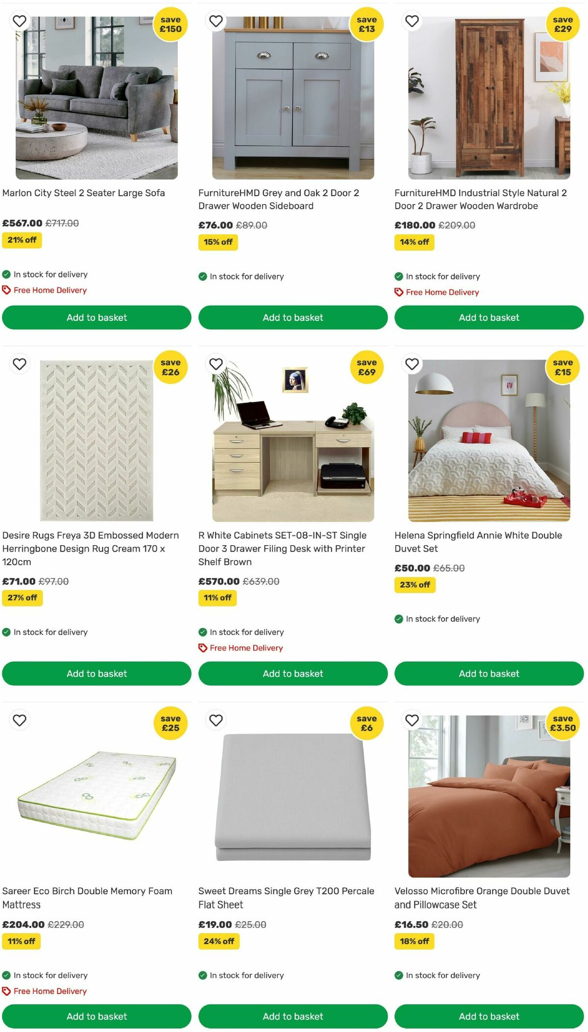 Homebase Offers from 21 July
