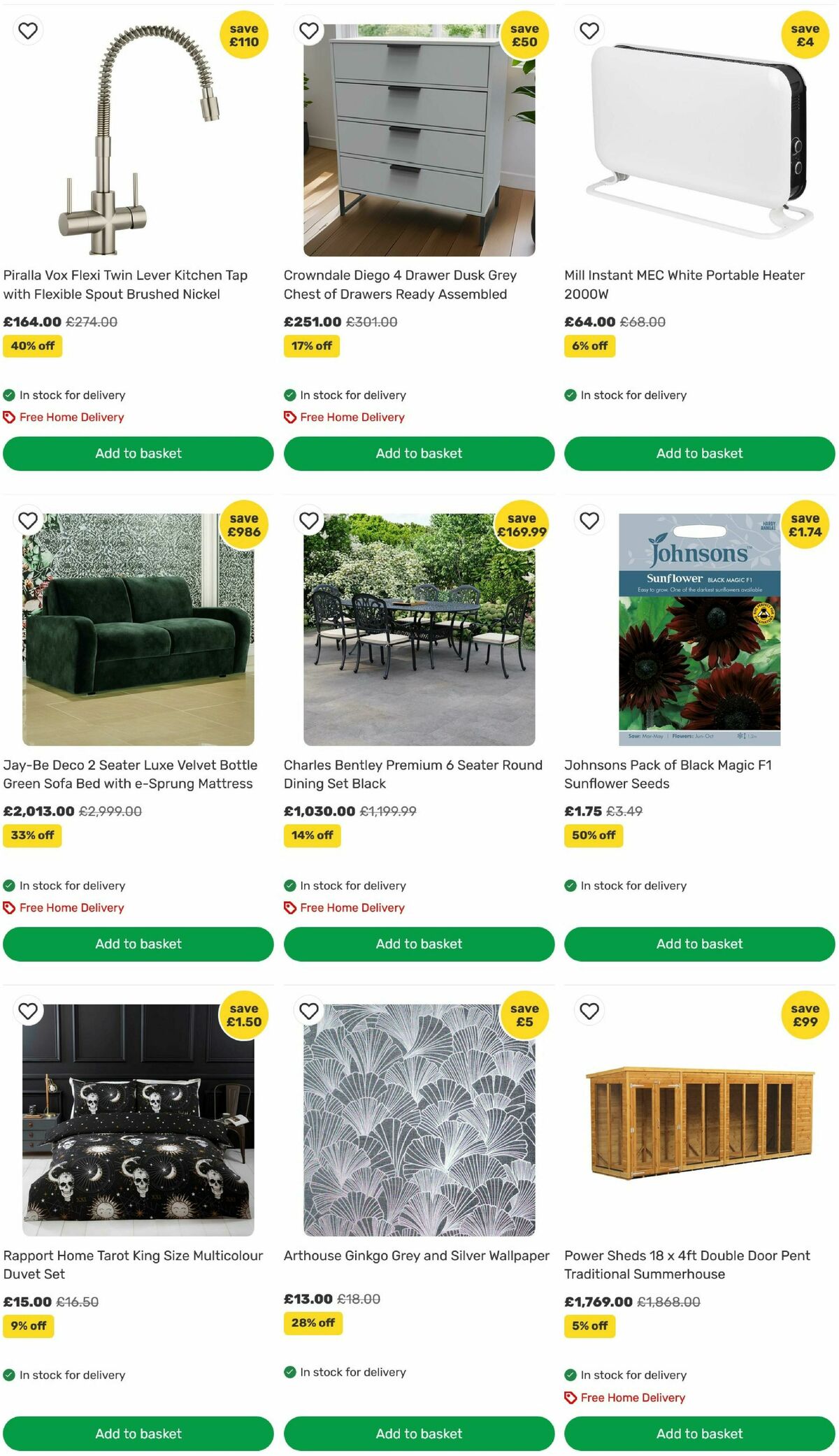 Homebase Offers from 21 July