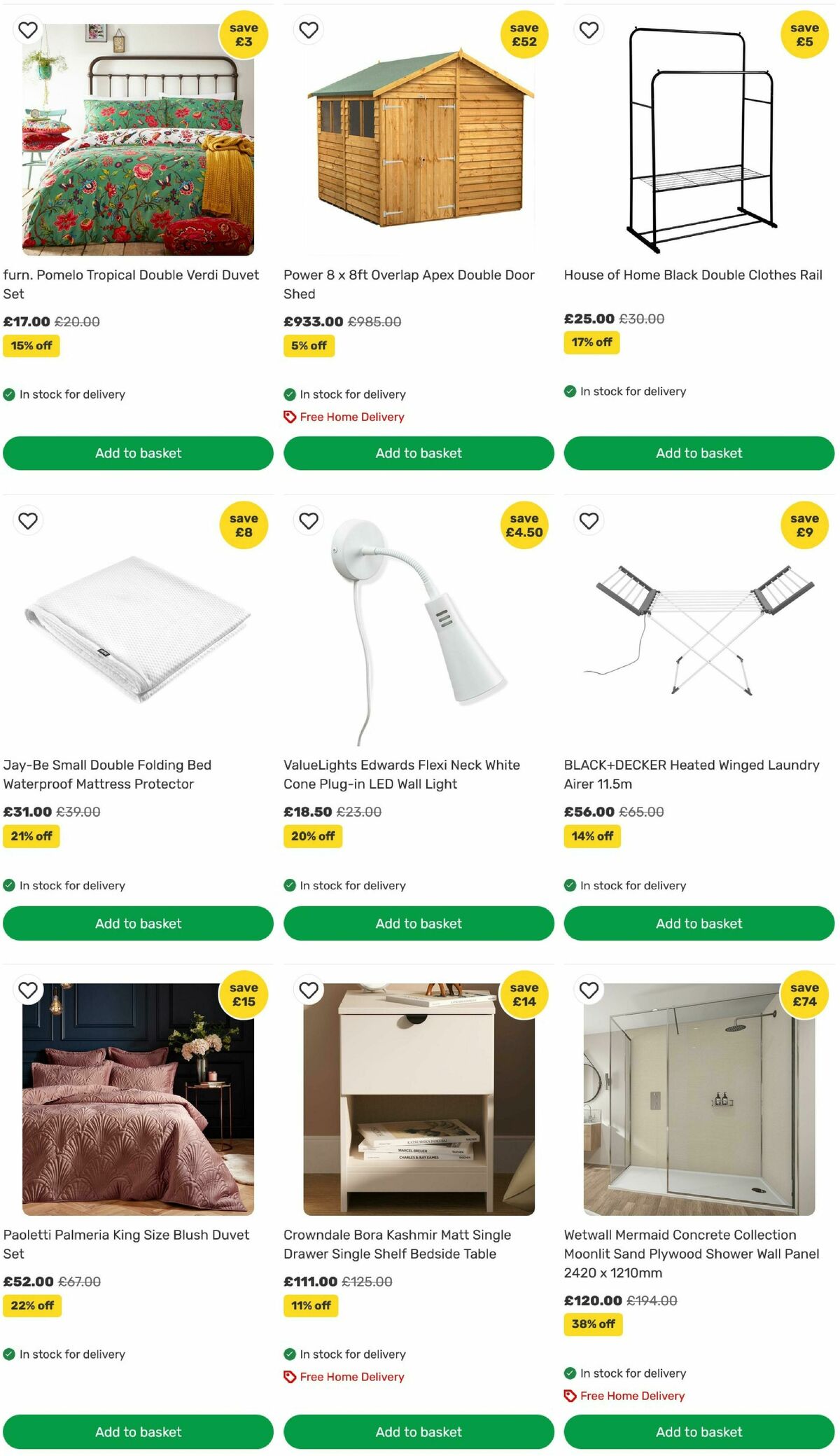 Homebase Offers from 21 July