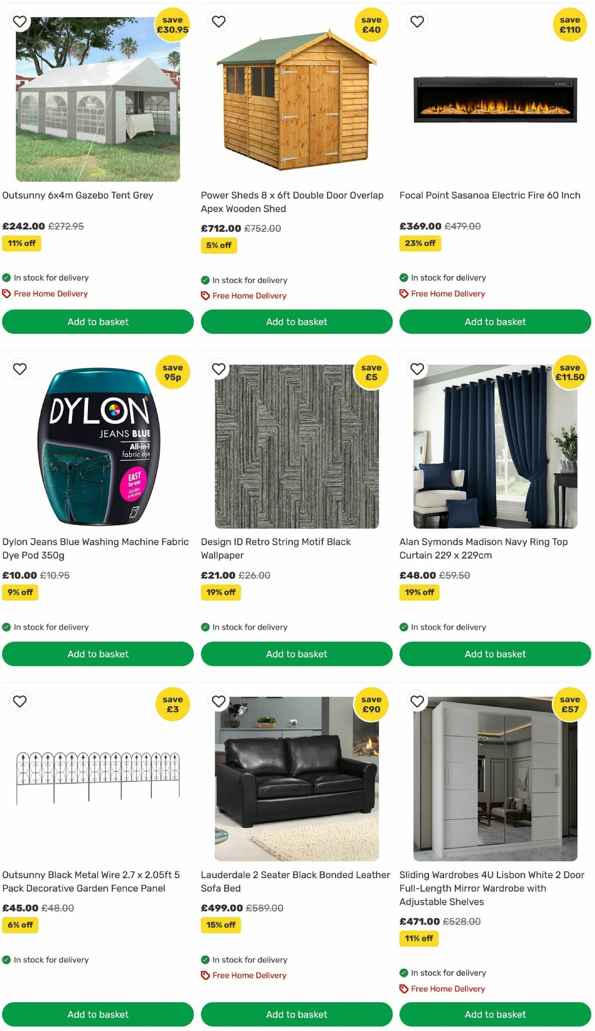 Homebase Offers from 21 July