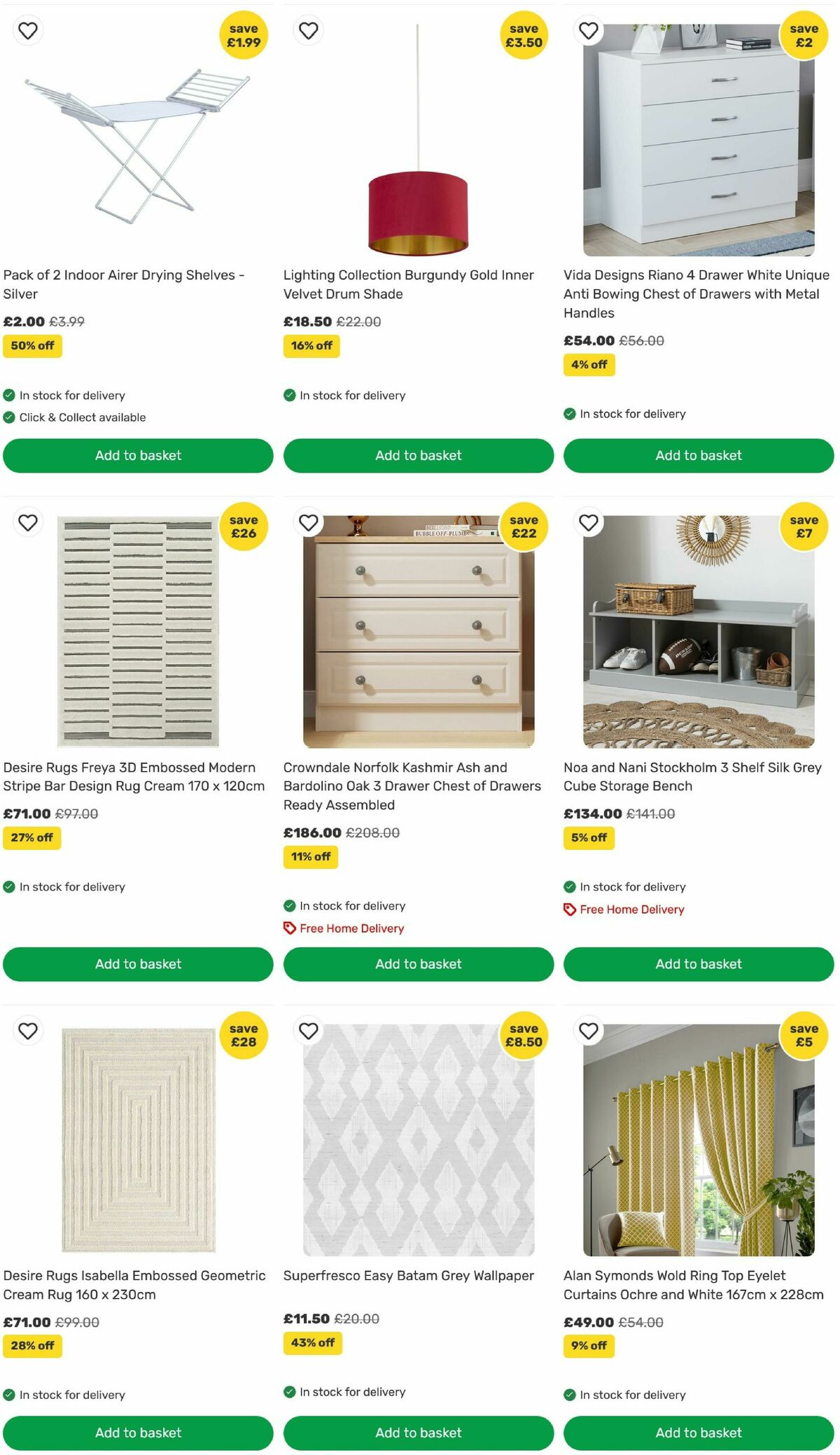 Homebase Offers from 21 July