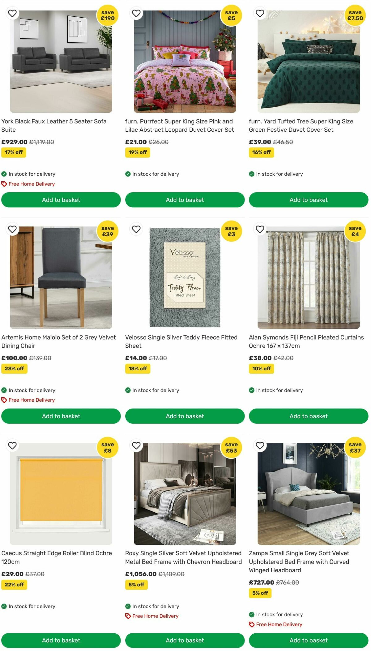 Homebase Offers from 21 July