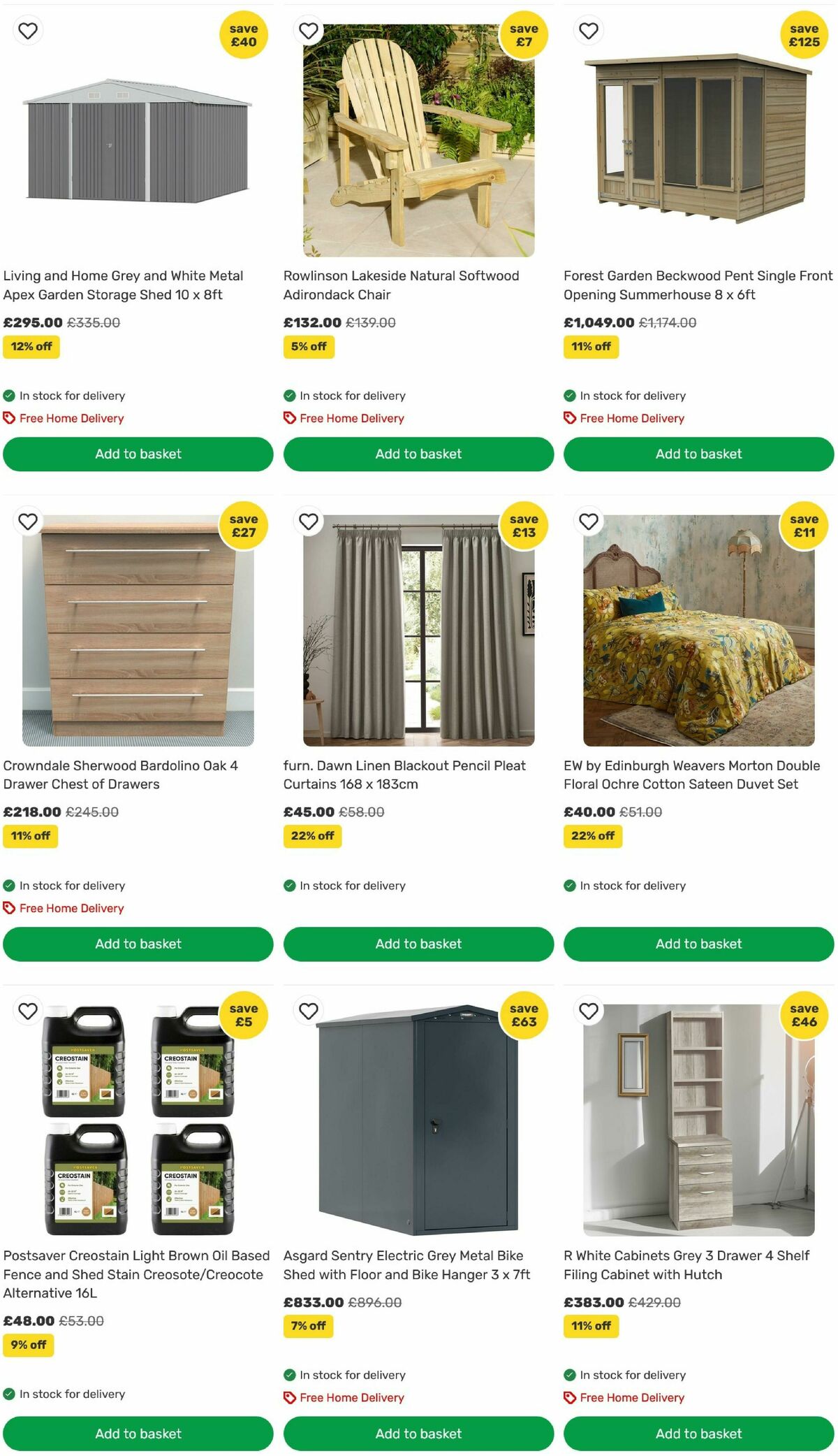 Homebase Offers from 21 July