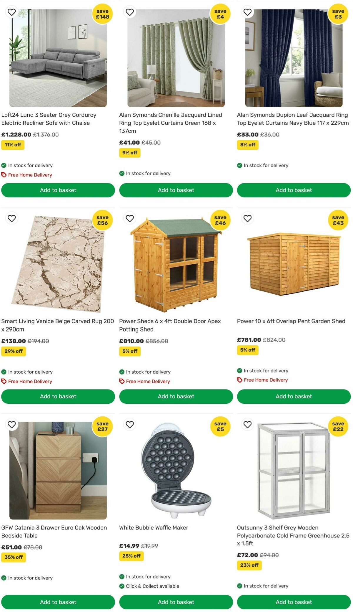 Homebase Offers from 21 July