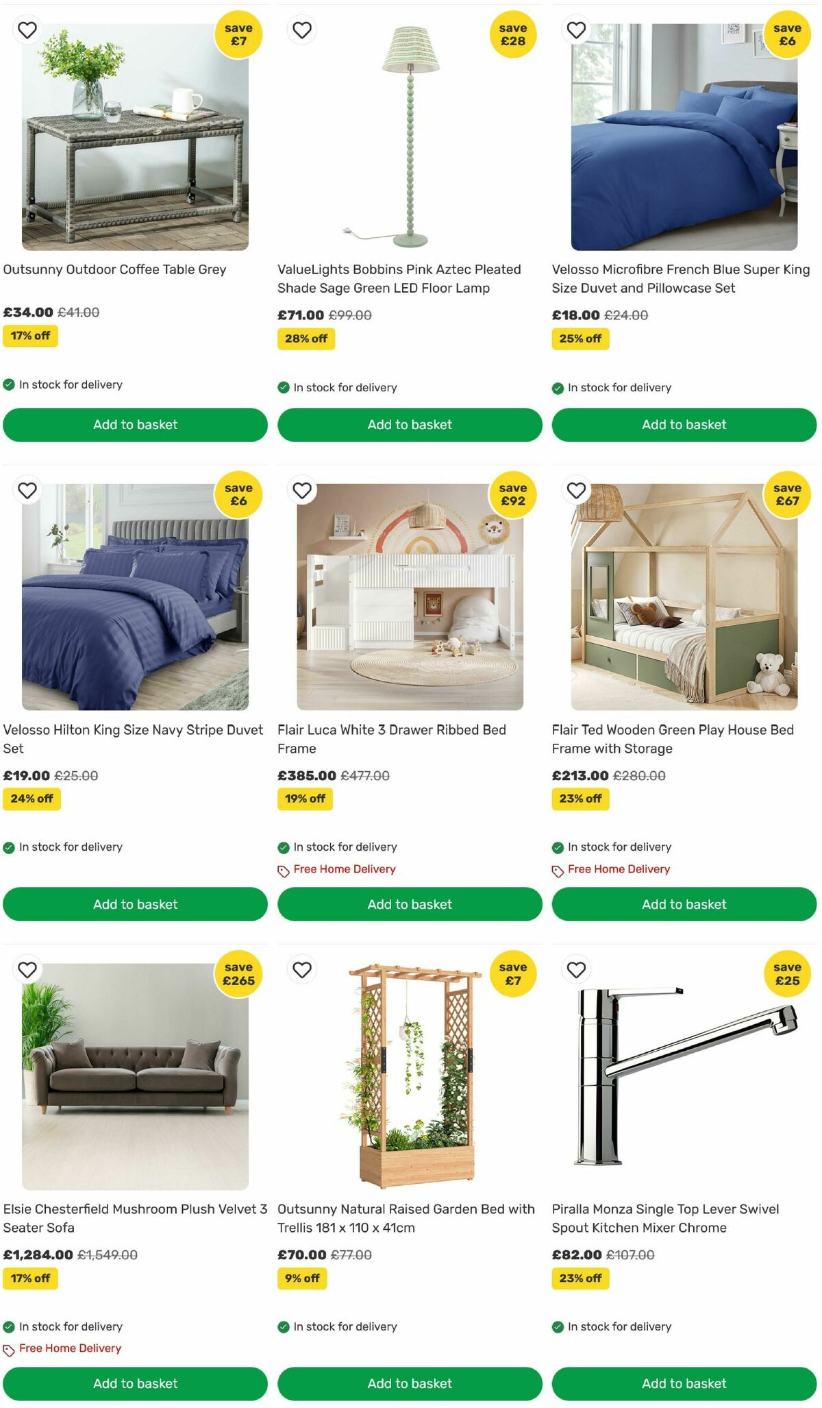 Homebase Offers from 21 July