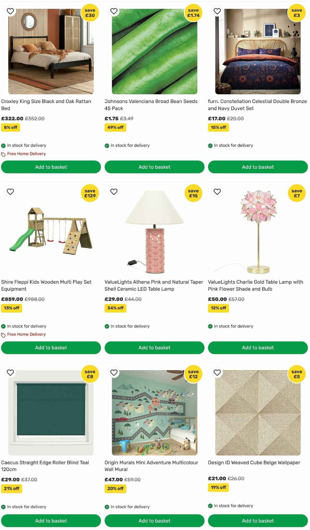 Homebase Offers from 21 July