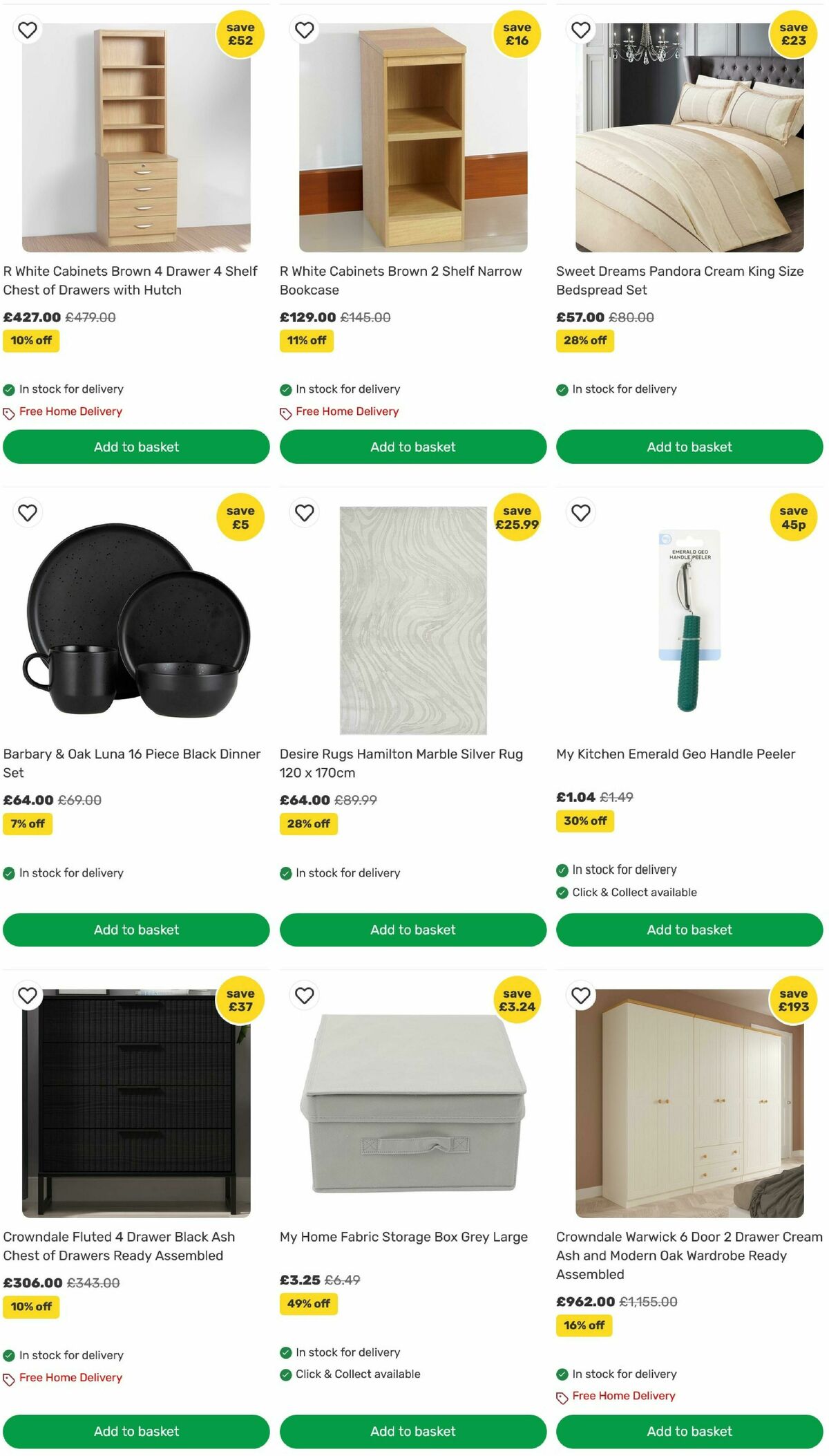 Homebase Offers from 21 July