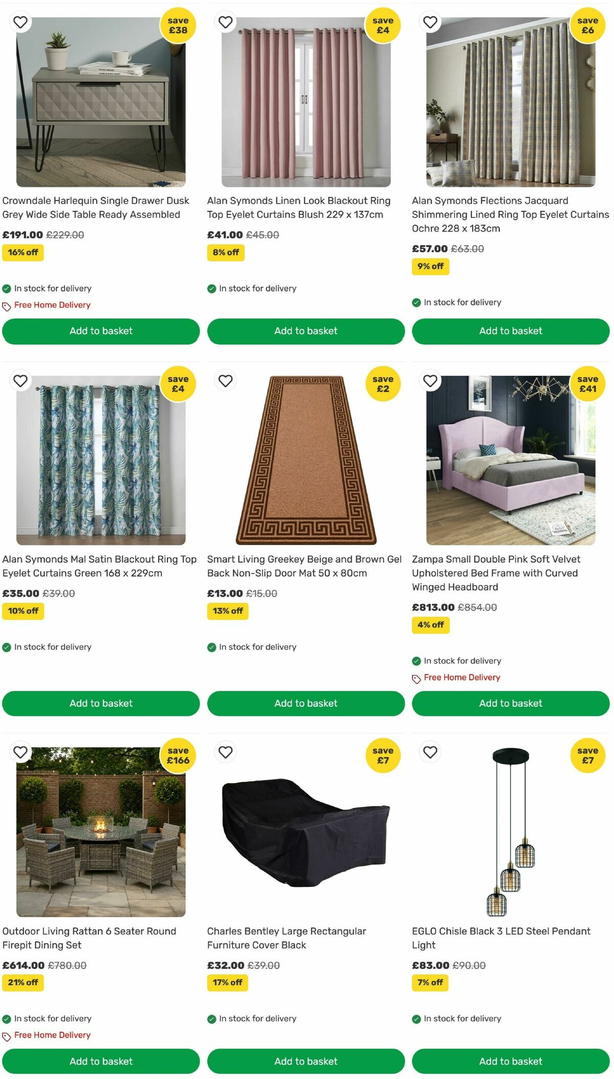 Homebase Offers from 21 July