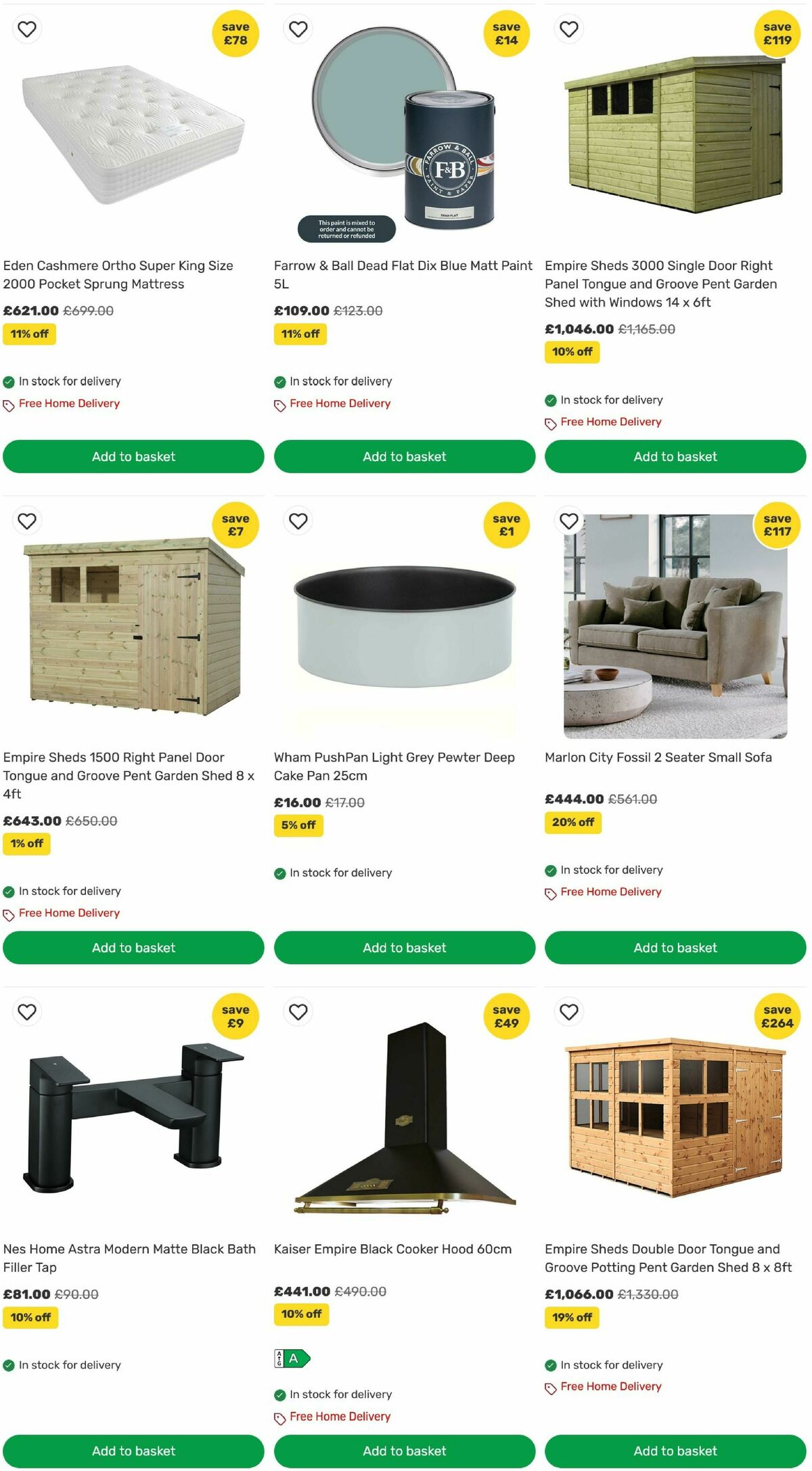 Homebase Offers from 21 July