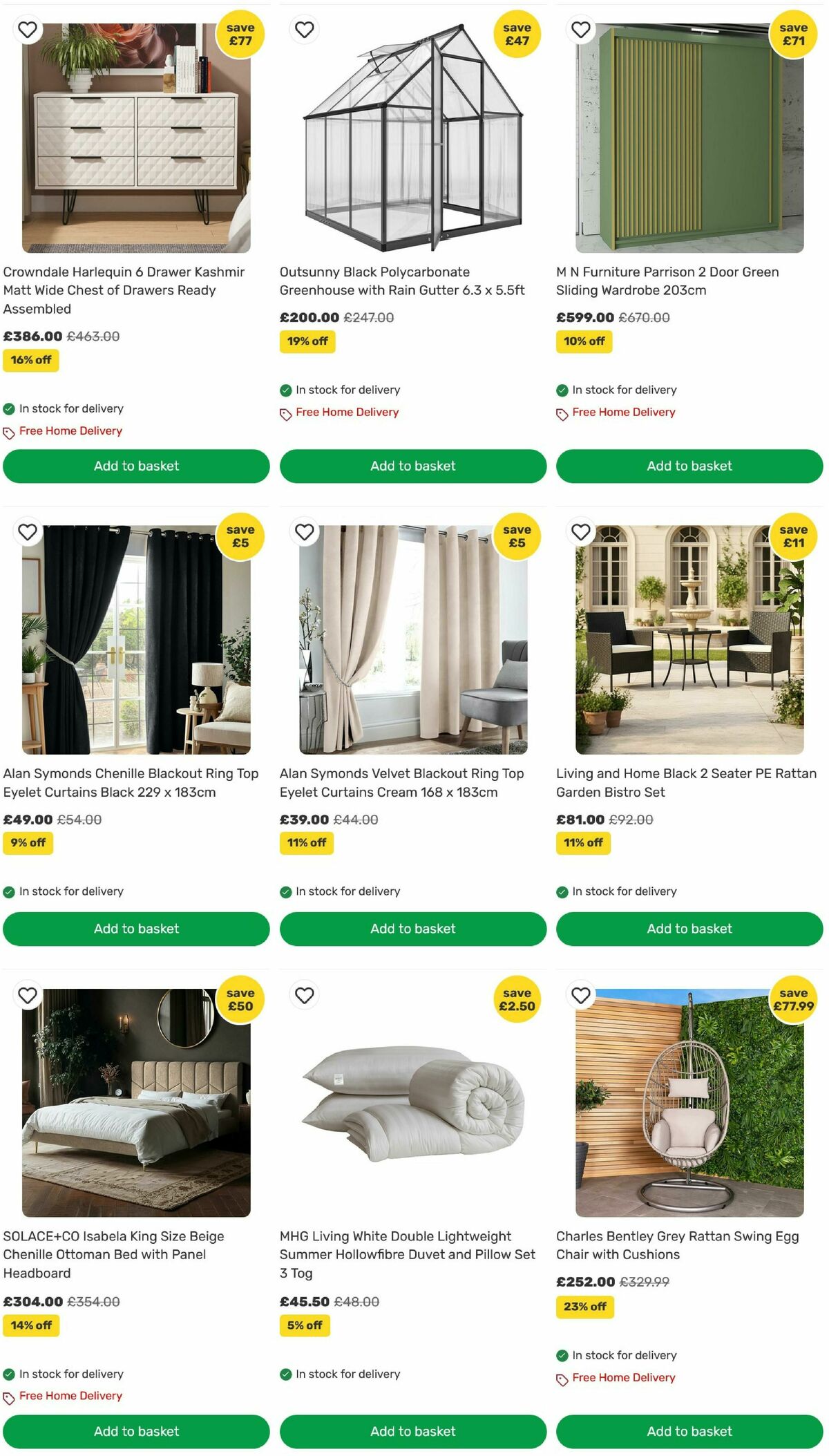 Homebase Offers from 21 July