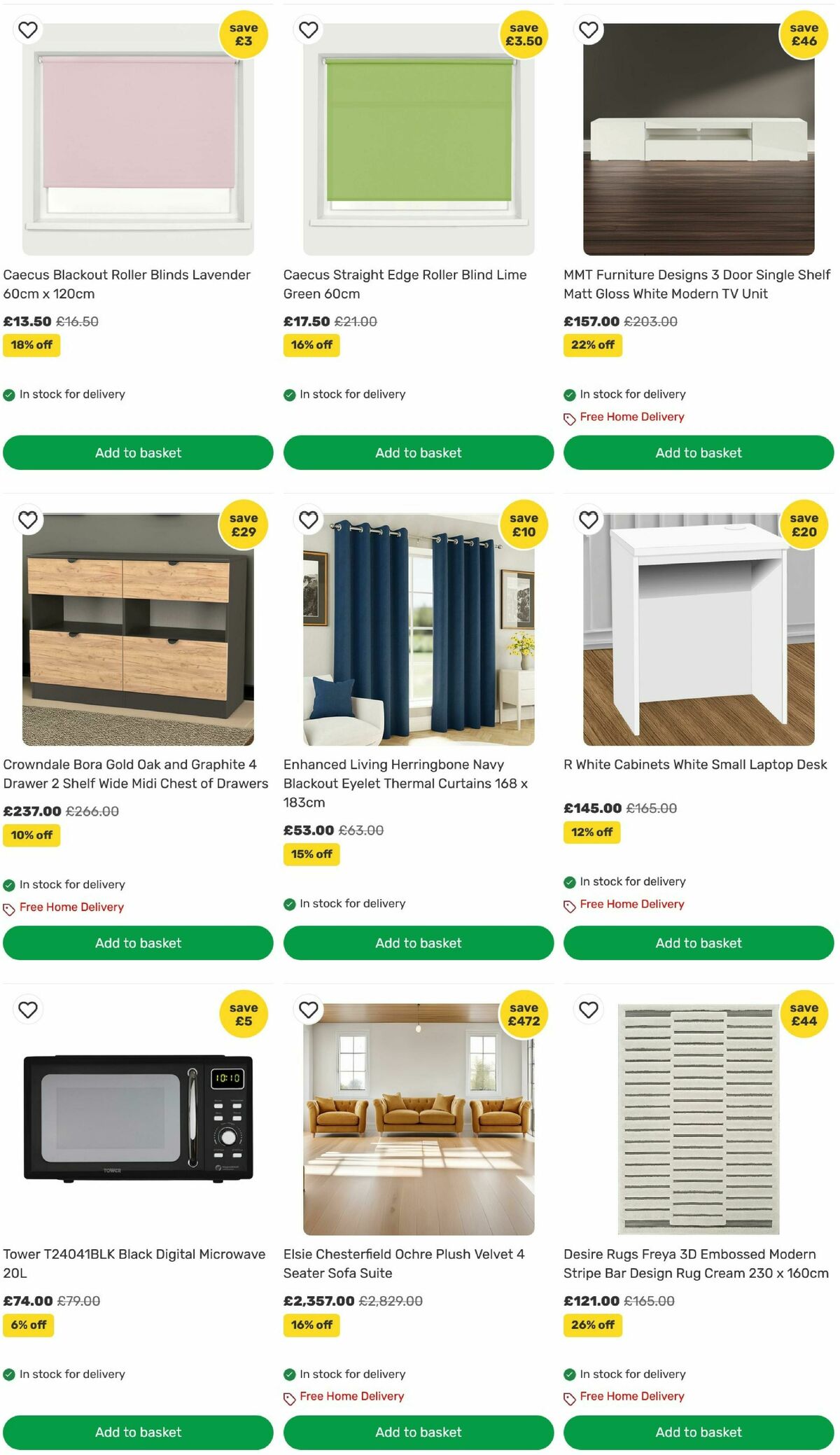 Homebase Offers from 21 July