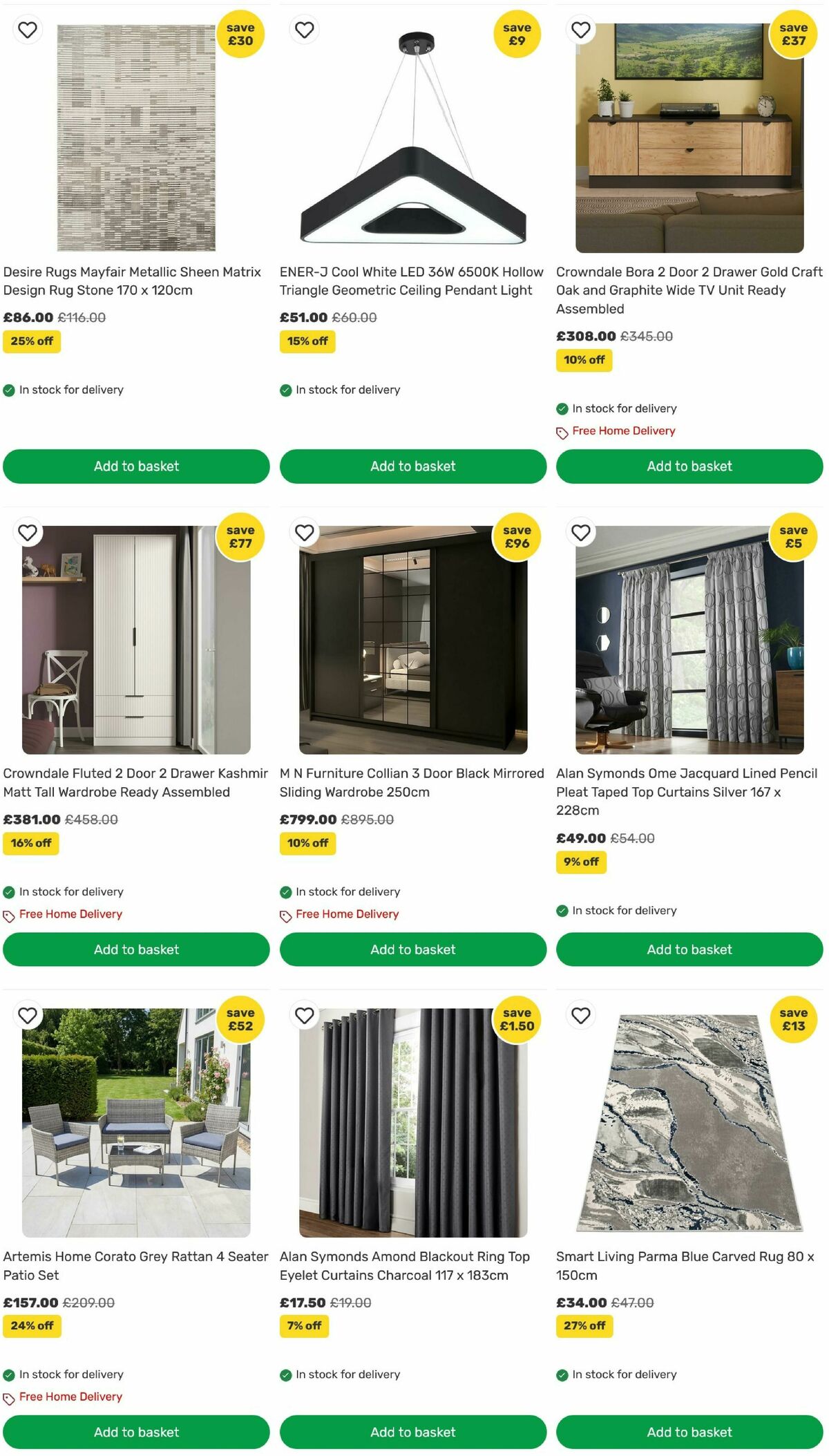 Homebase Offers from 21 July