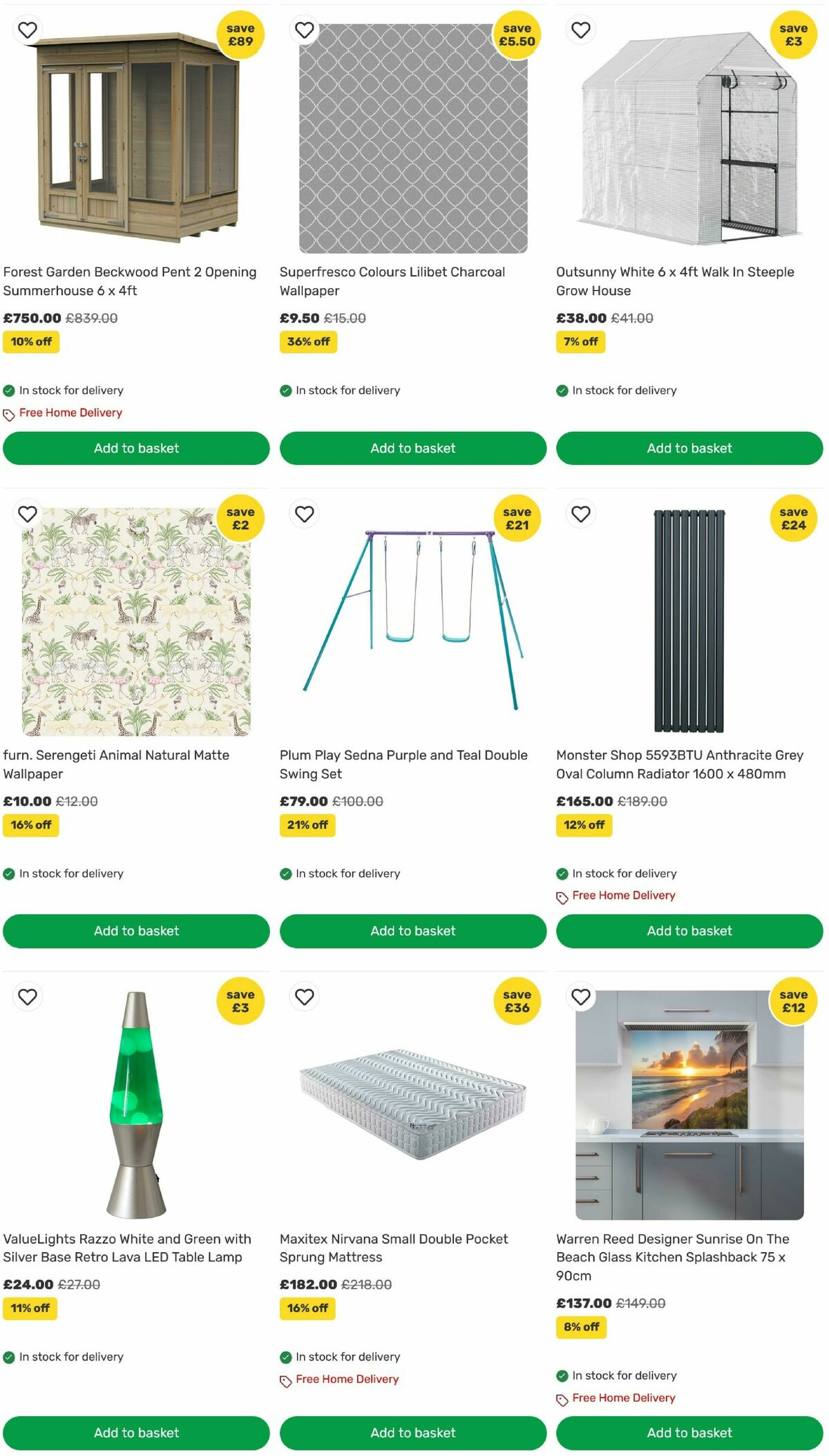 Homebase Offers from 21 July