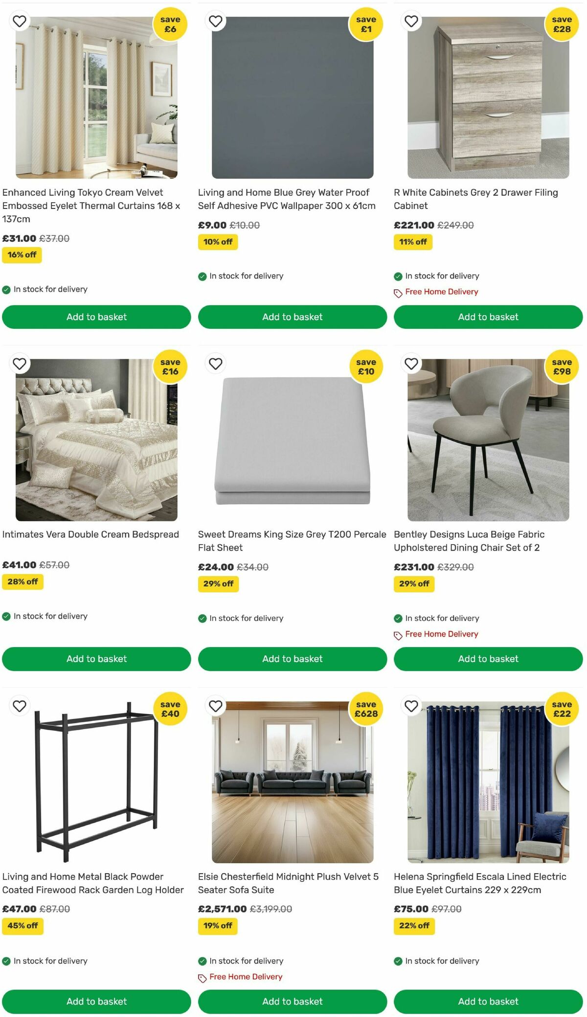 Homebase Offers from 21 July