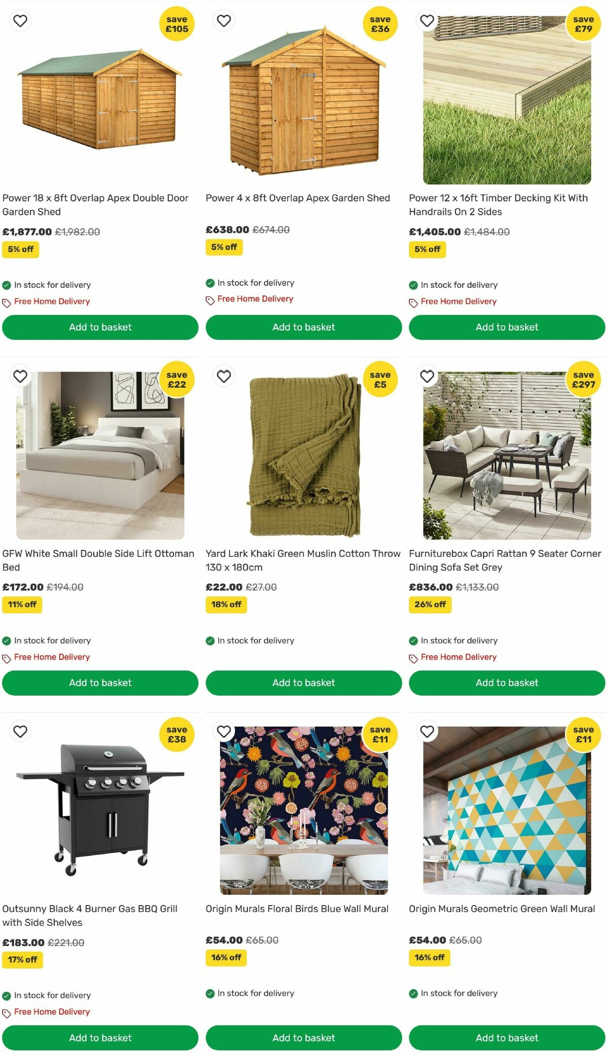 Homebase Offers from 21 July