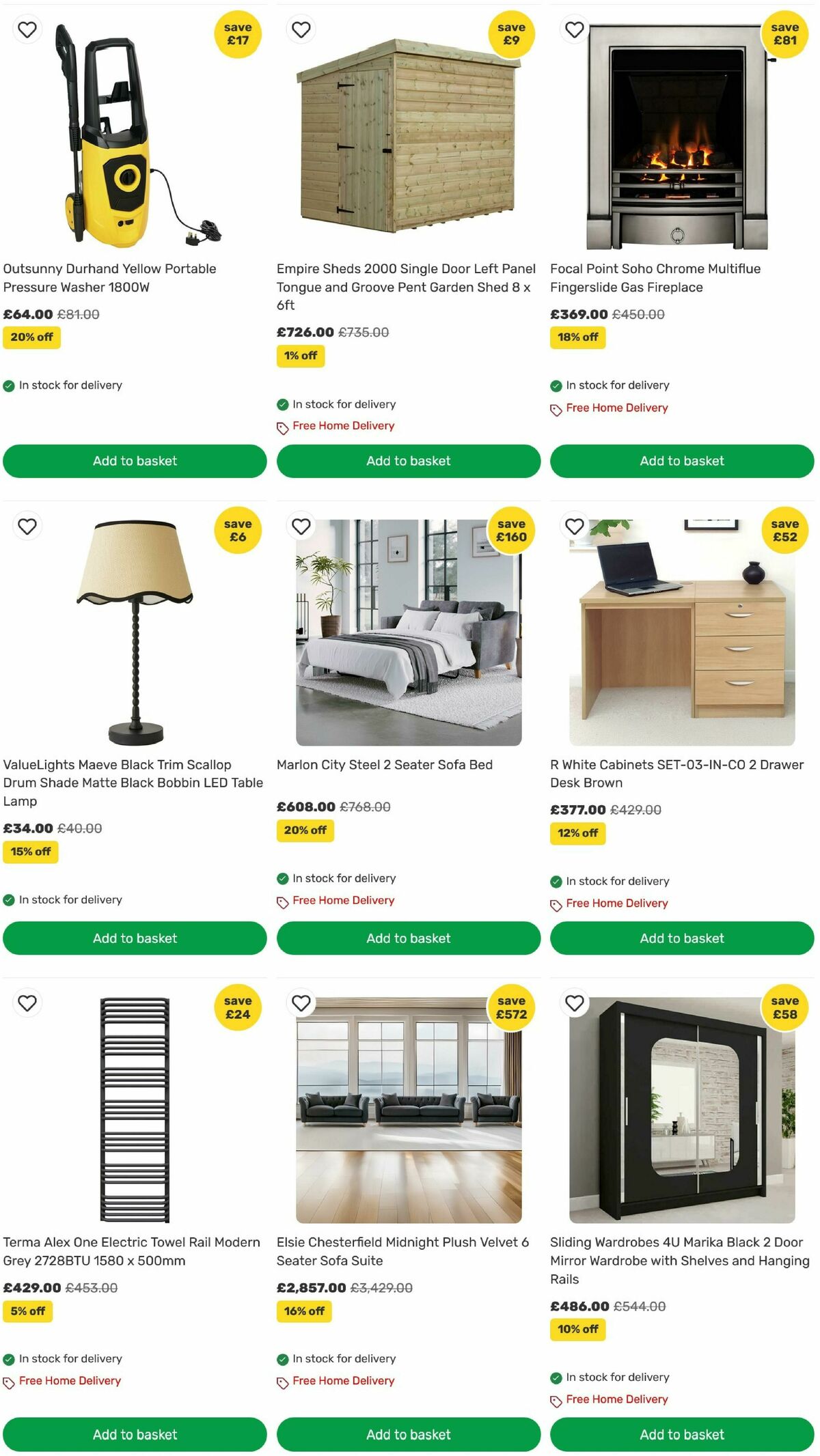 Homebase Offers from 21 July