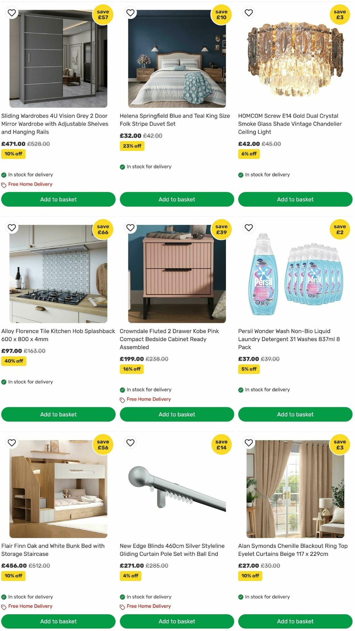 Homebase Offers from 21 July