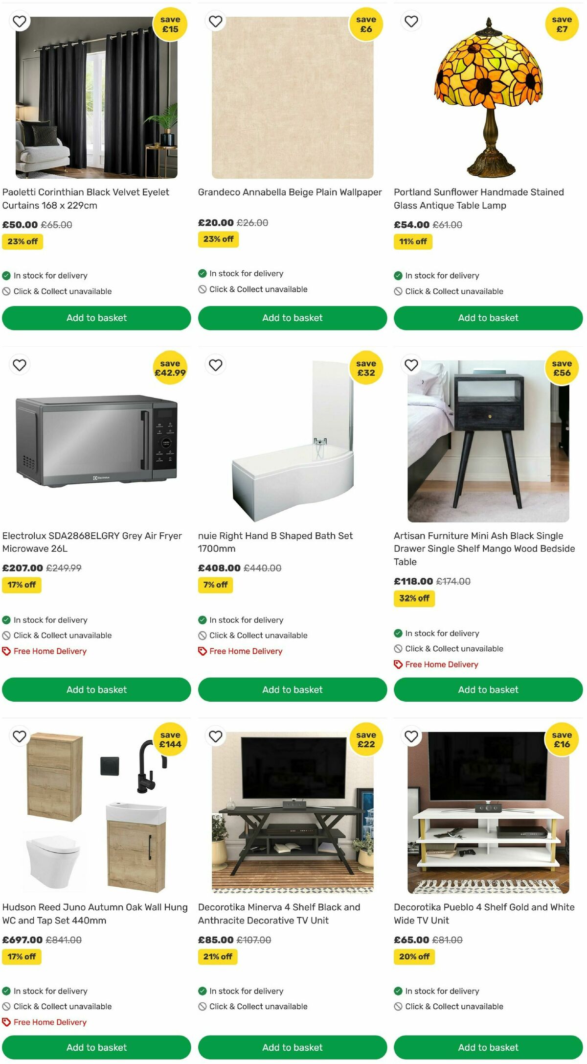 Homebase Offers from 12 August