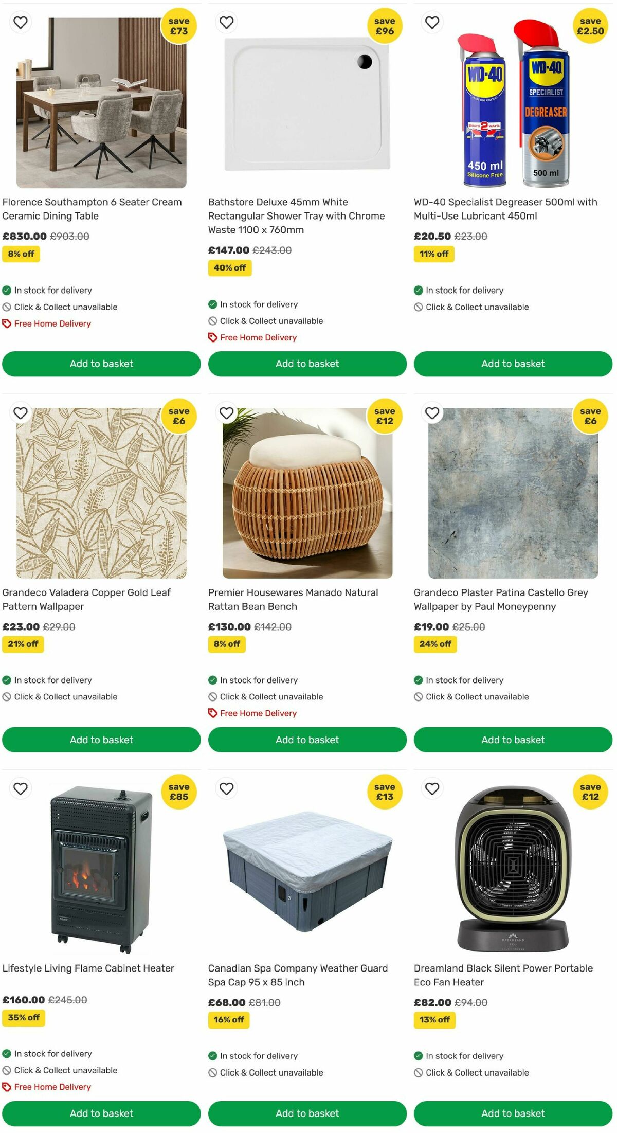 Homebase Offers from 12 August