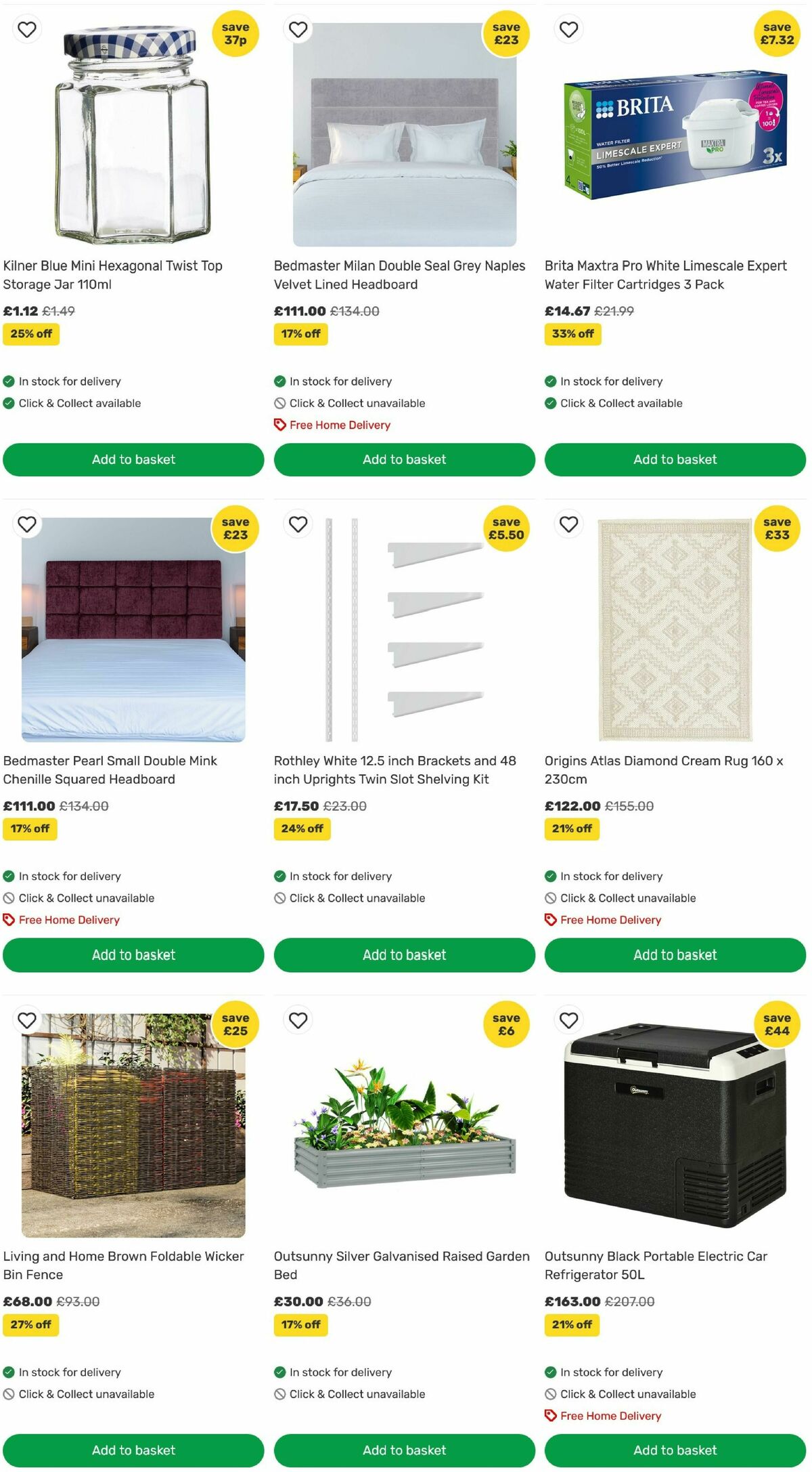 Homebase Offers from 12 August