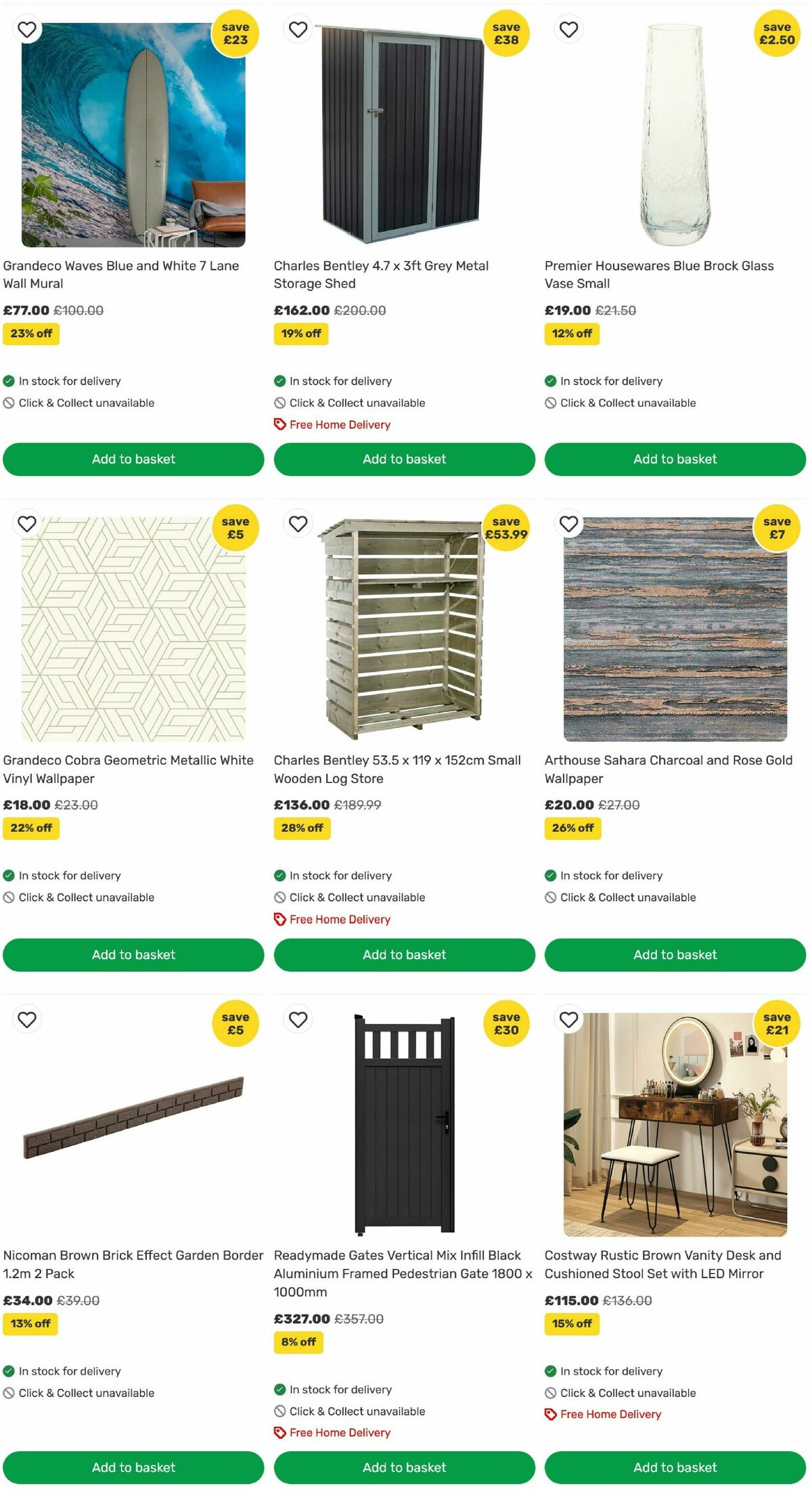 Homebase Offers from 12 August