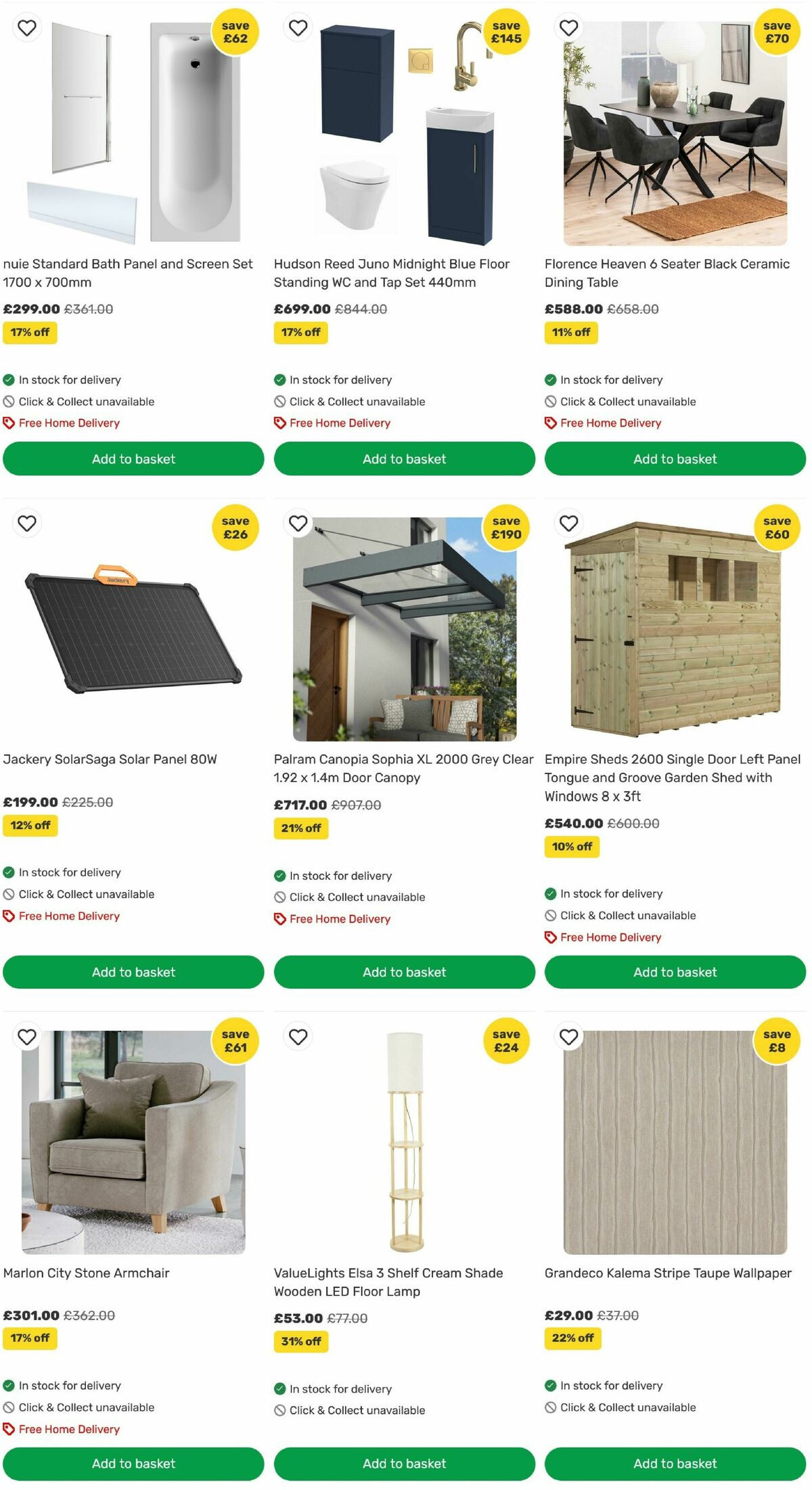 Homebase Offers from 12 August