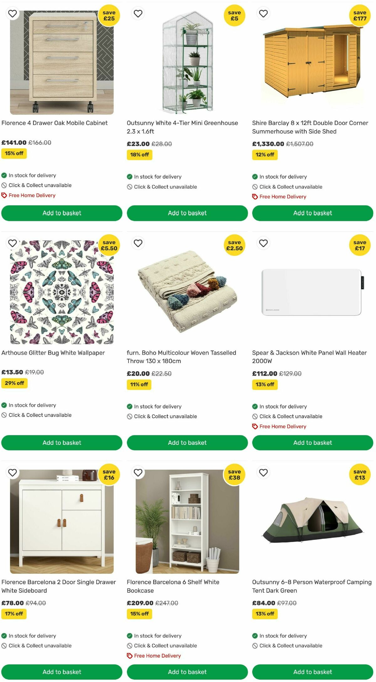 Homebase Offers from 12 August