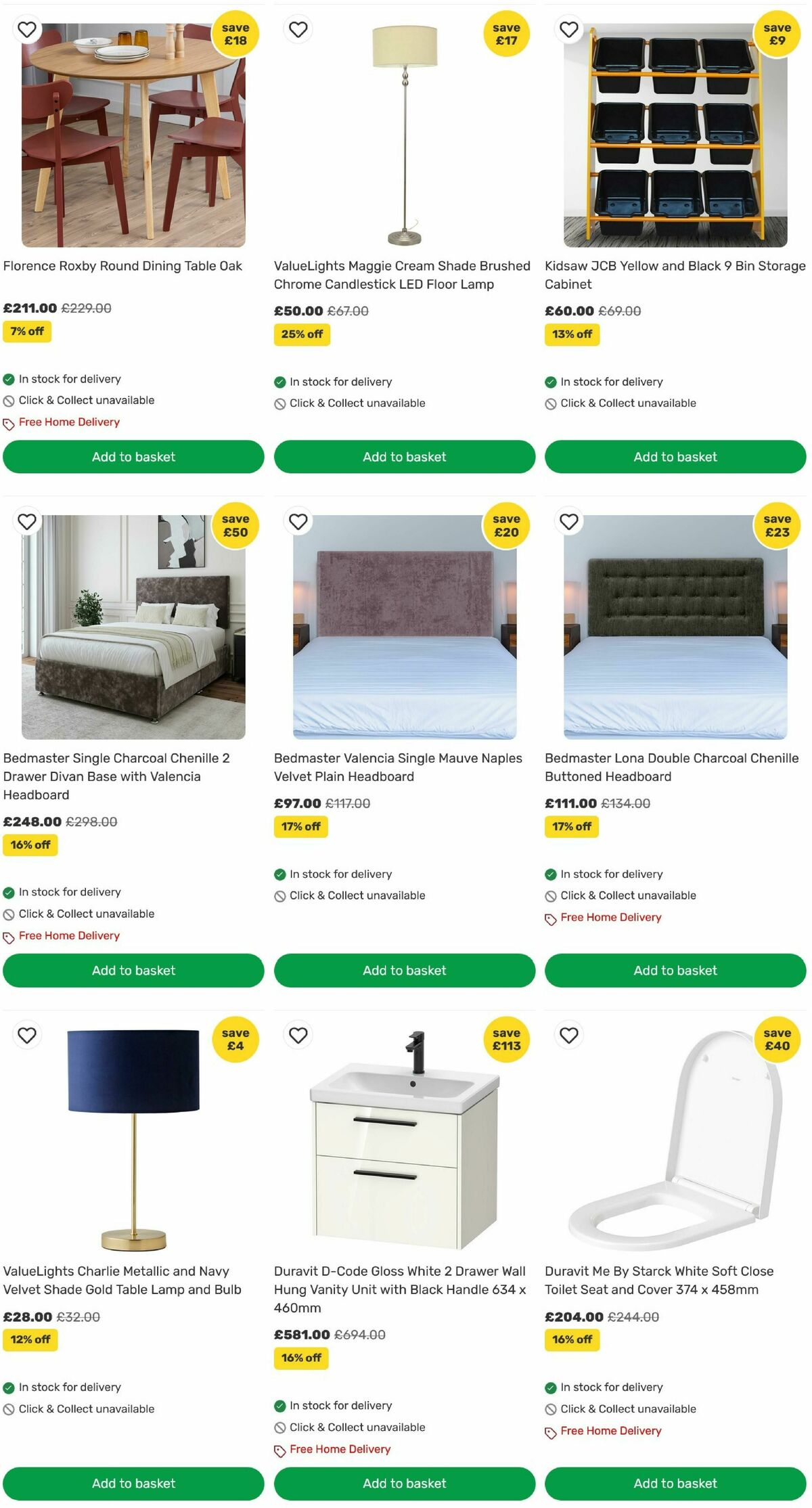 Homebase Offers from 12 August