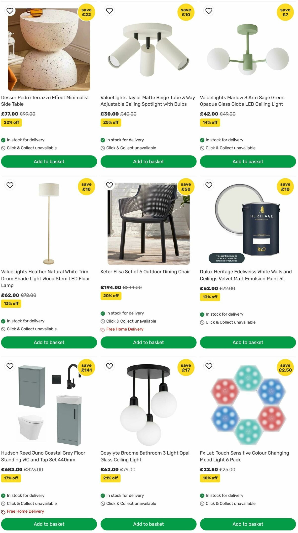 Homebase Offers from 12 August