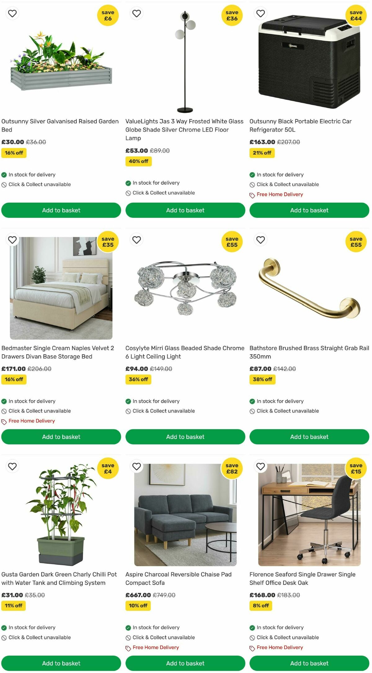 Homebase Offers from 12 August