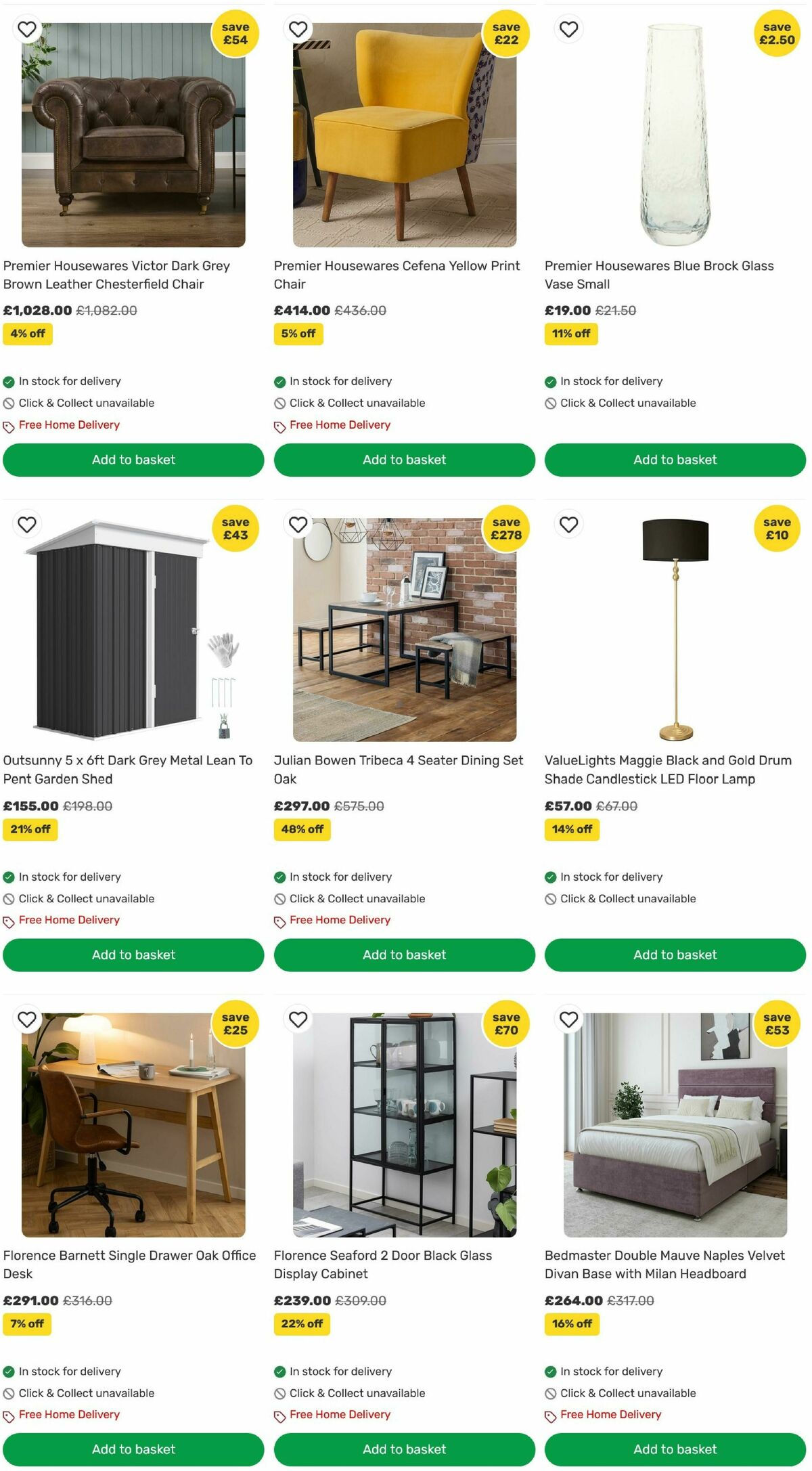 Homebase Offers from 12 August