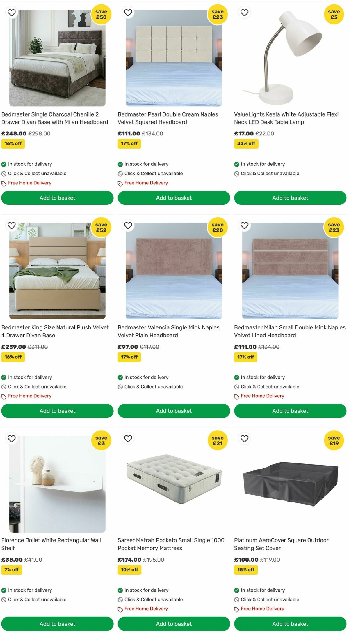 Homebase Offers from 12 August