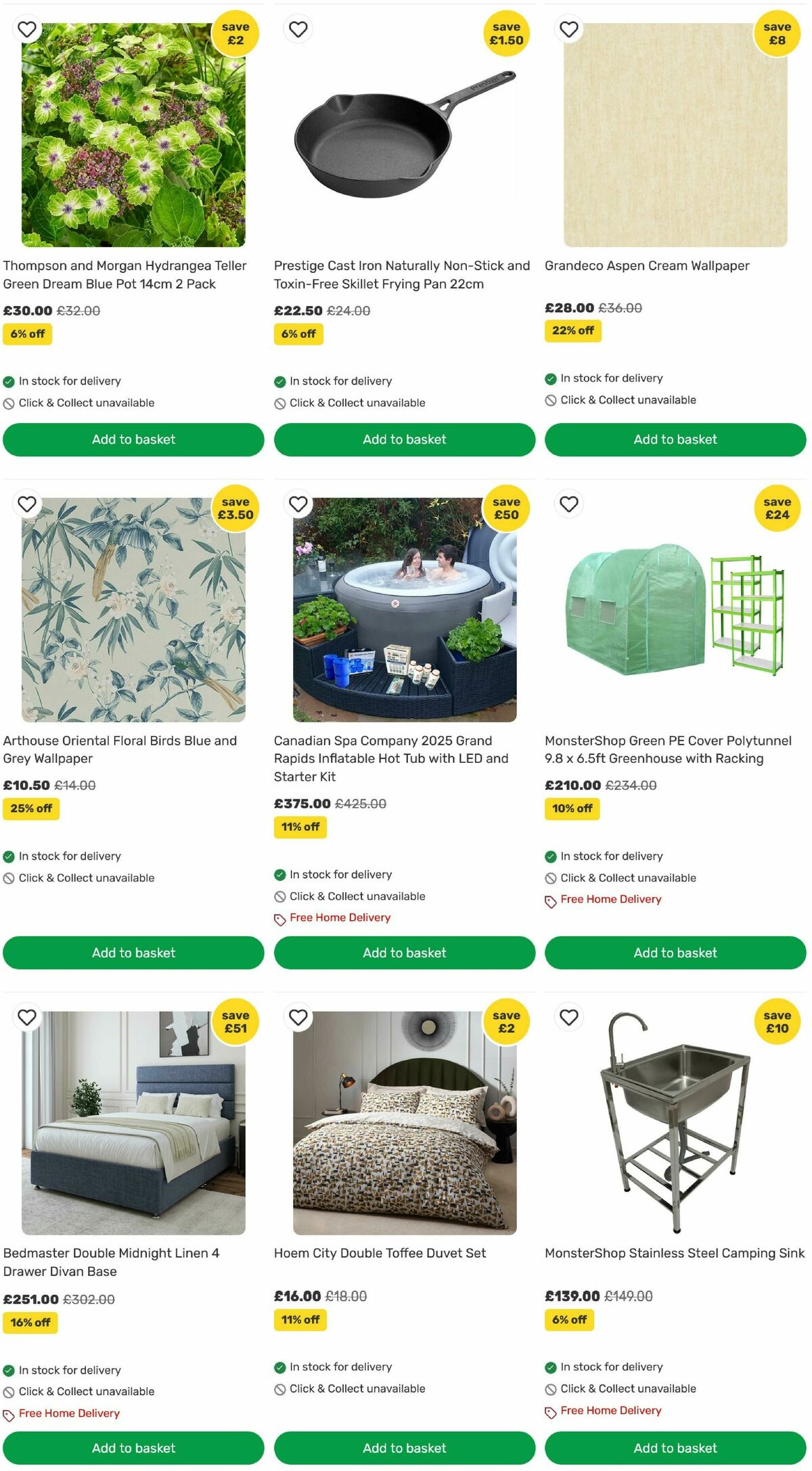 Homebase Offers from 12 August